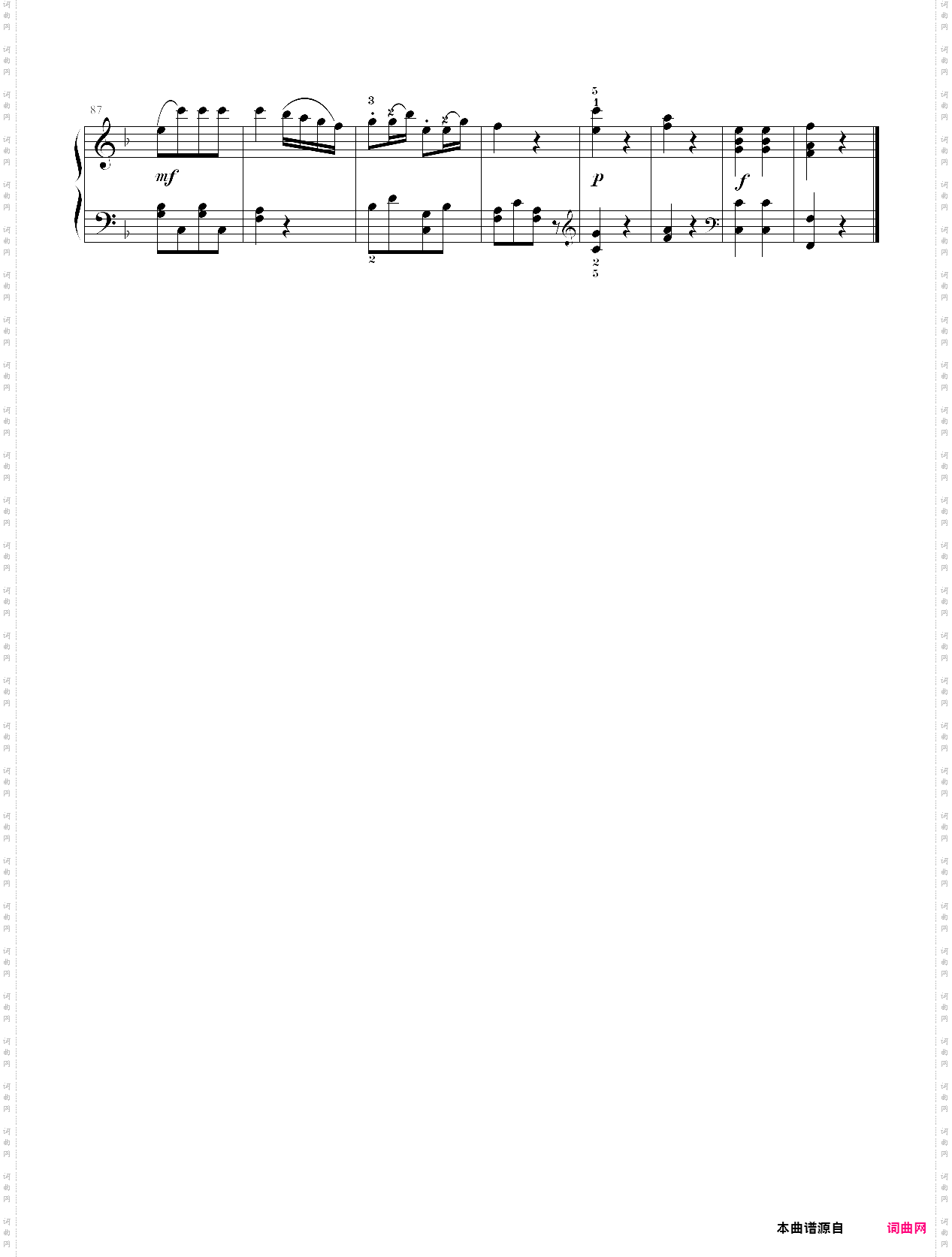 104·第五级大型乐曲回旋曲-中央音乐学院业余考级教程
