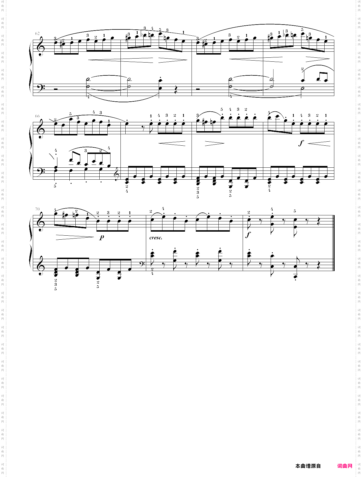c大调小奏鸣曲第一乐章音协考级第5级07