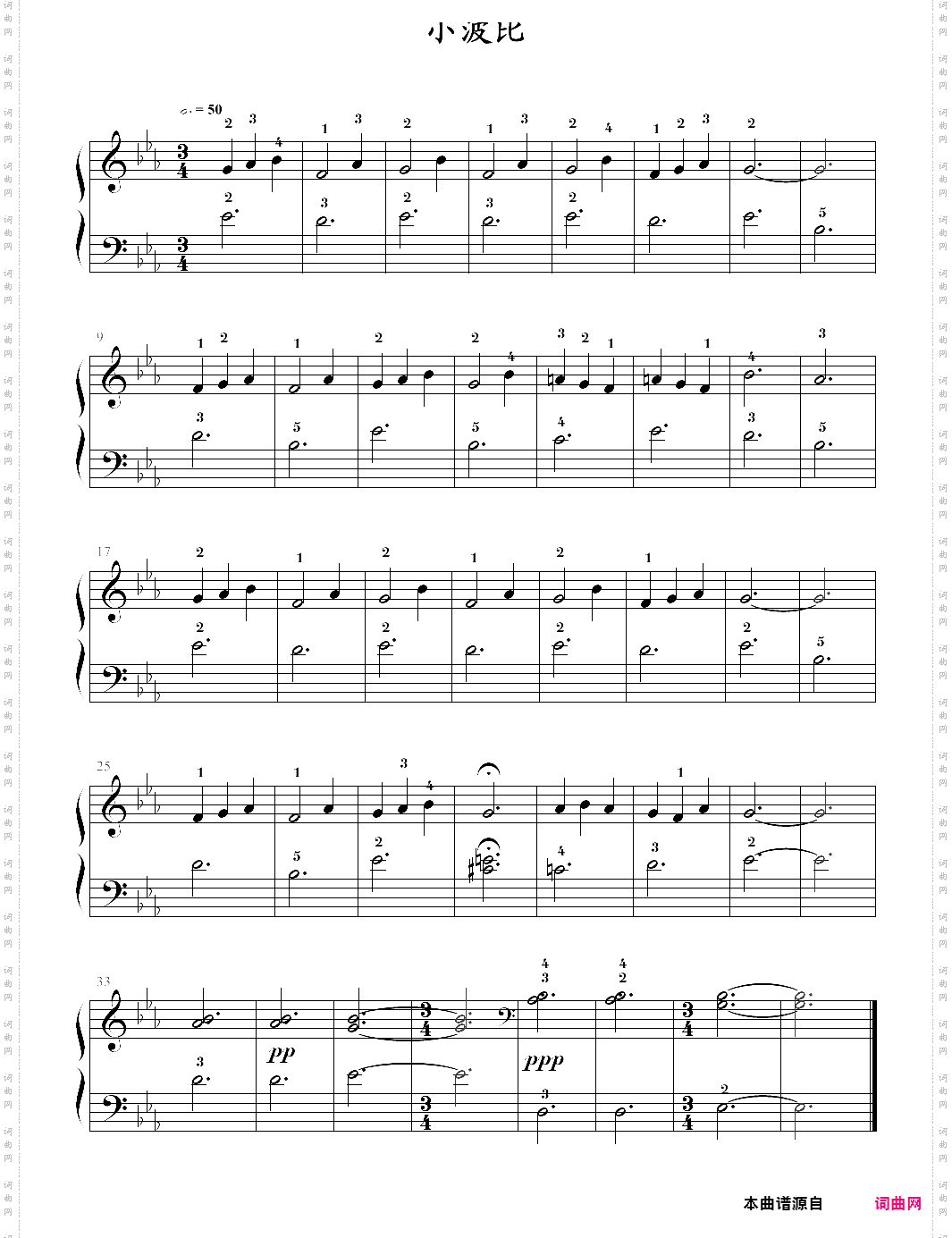 小波比_约翰·汤普森现代钢琴教程