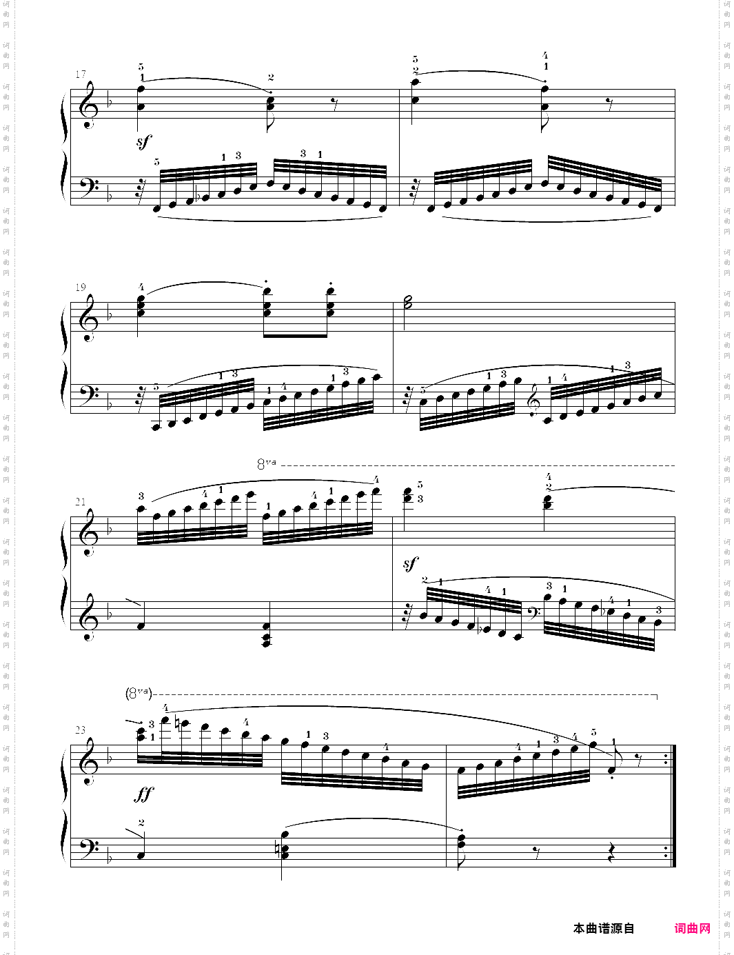 车尔尼849钢琴流畅练习曲-09