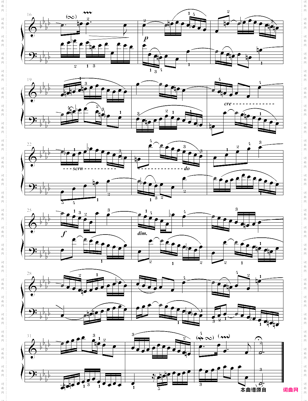 二部创意曲 invensions no·9 f小调bach·巴赫