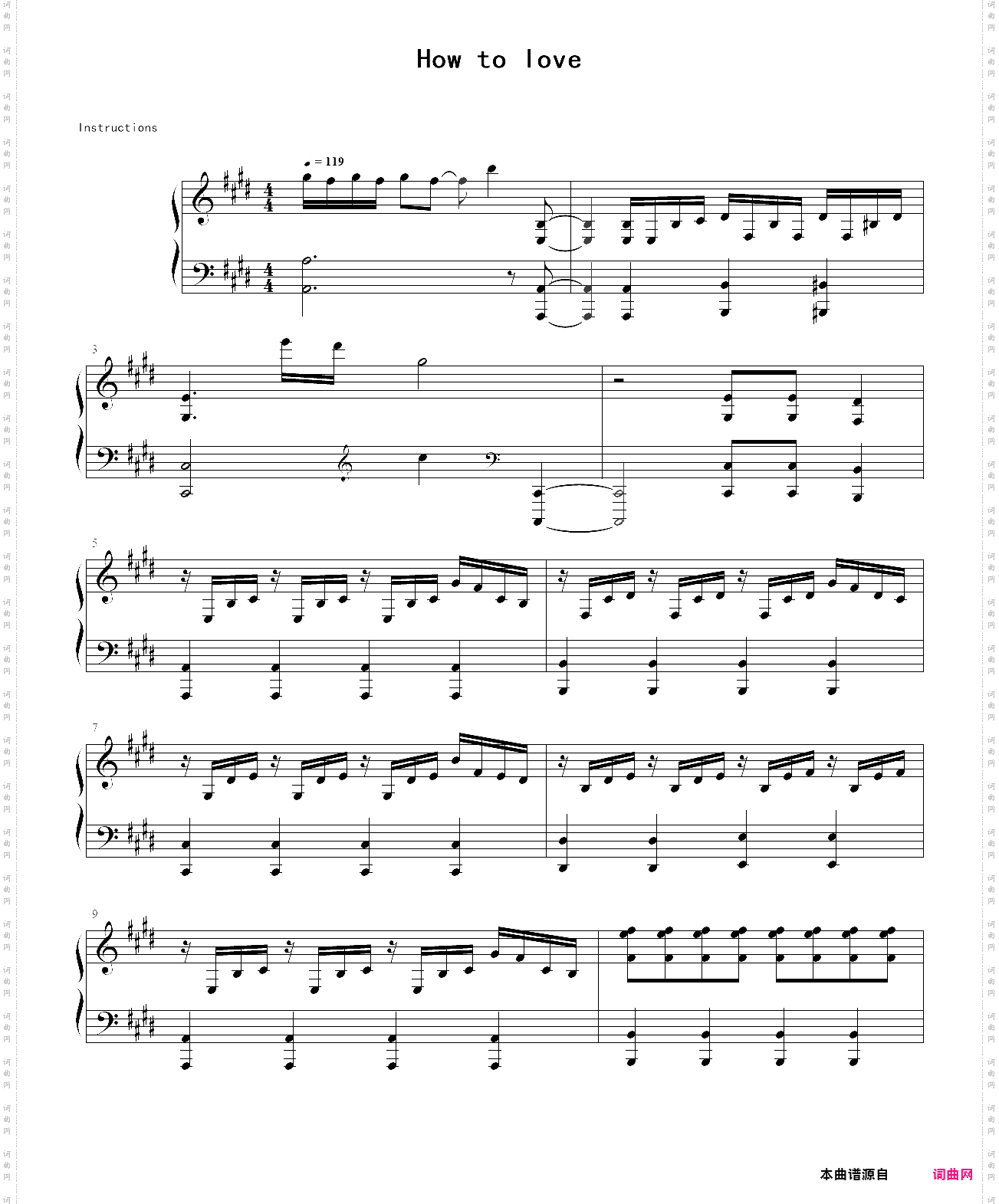 how to love 刘宪华间奏