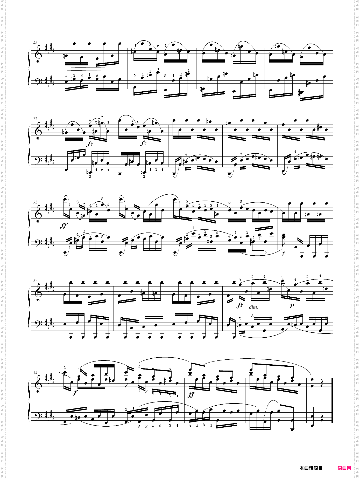 27· 克列曼蒂钢琴练习曲【名手之道】