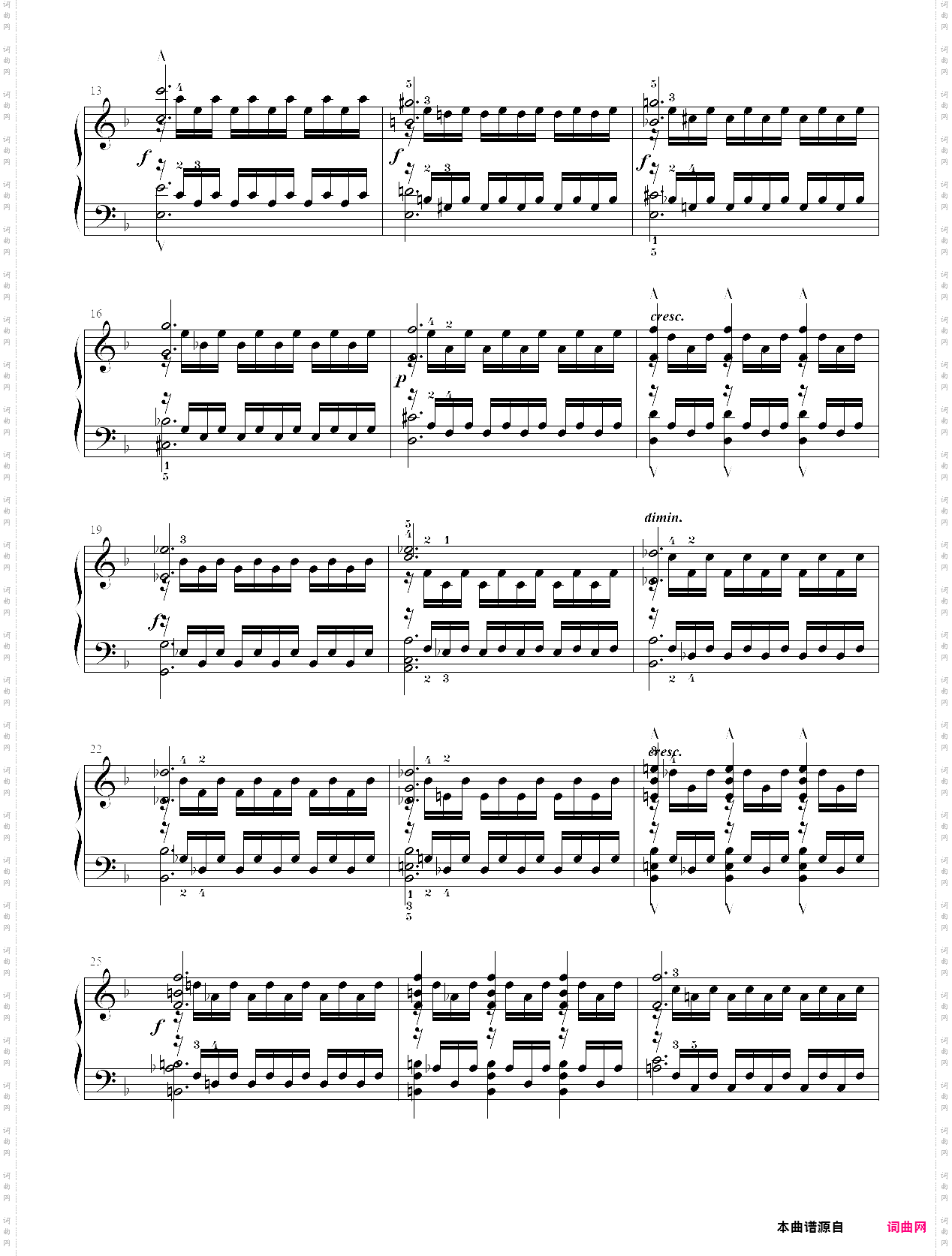 8·· 克列曼蒂钢琴练习曲【名手之道】