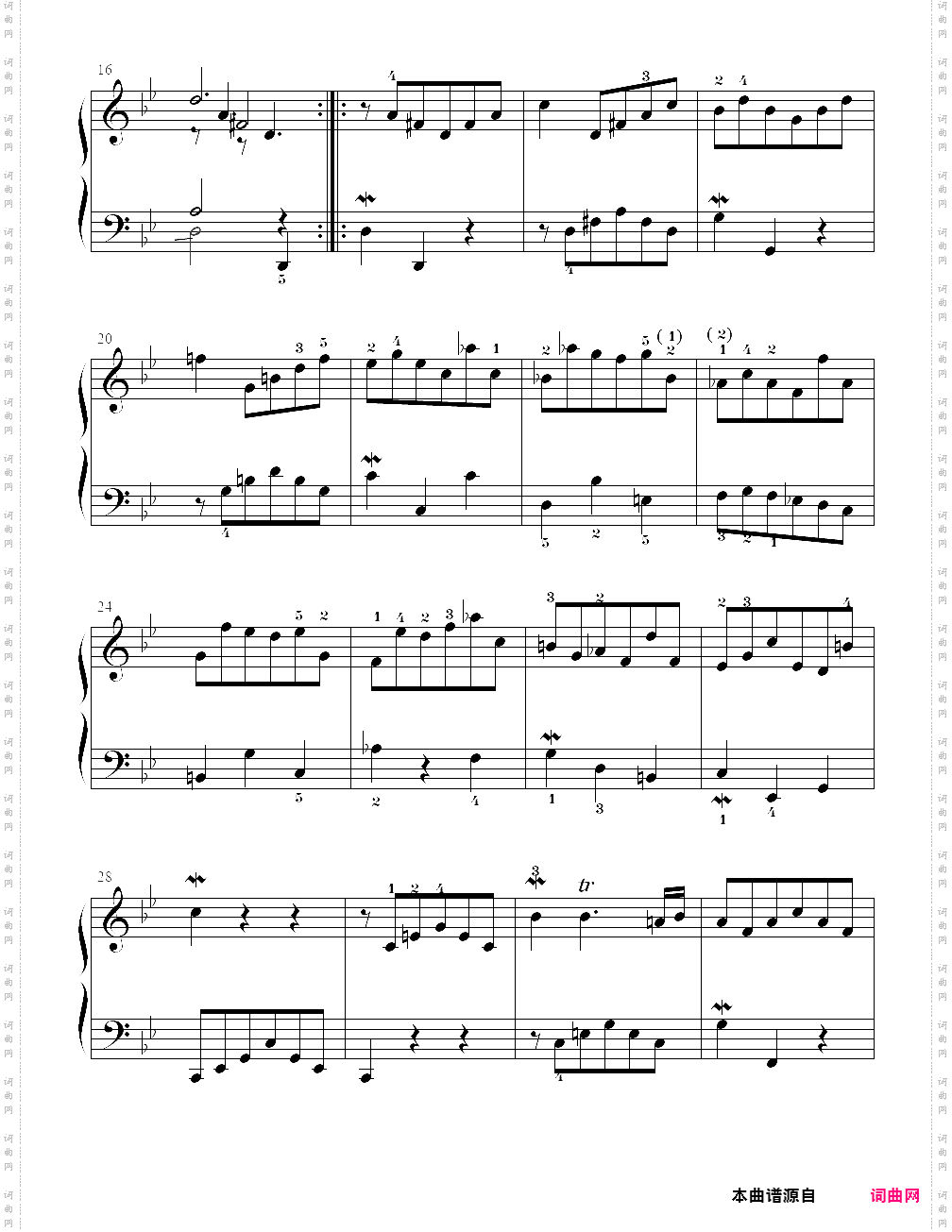 11、十二首小前奏曲11- 巴赫小前奏曲与赋格