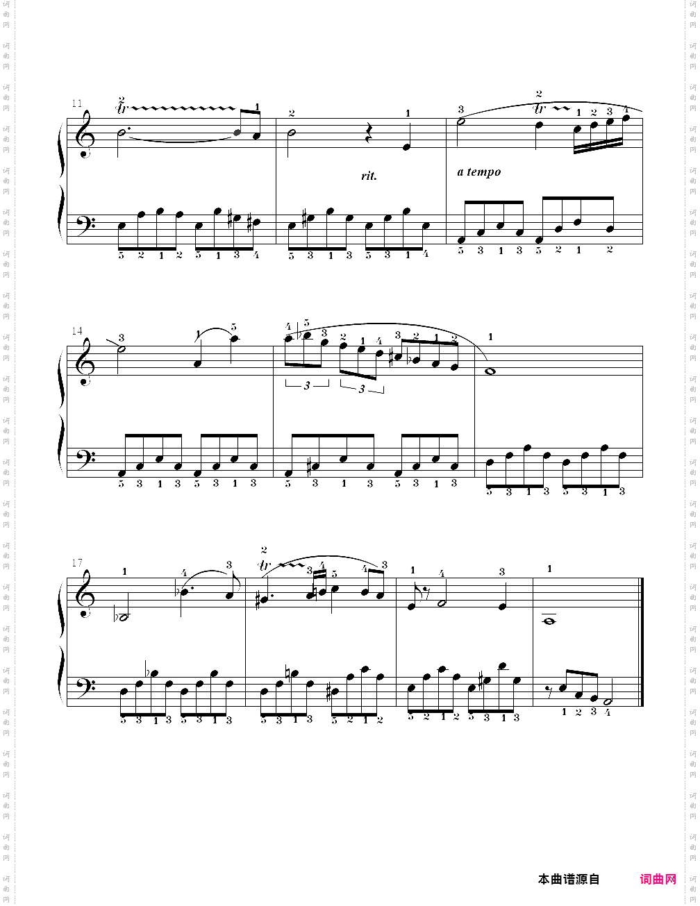 18、夜曲 第十二首 - c调上的肖邦