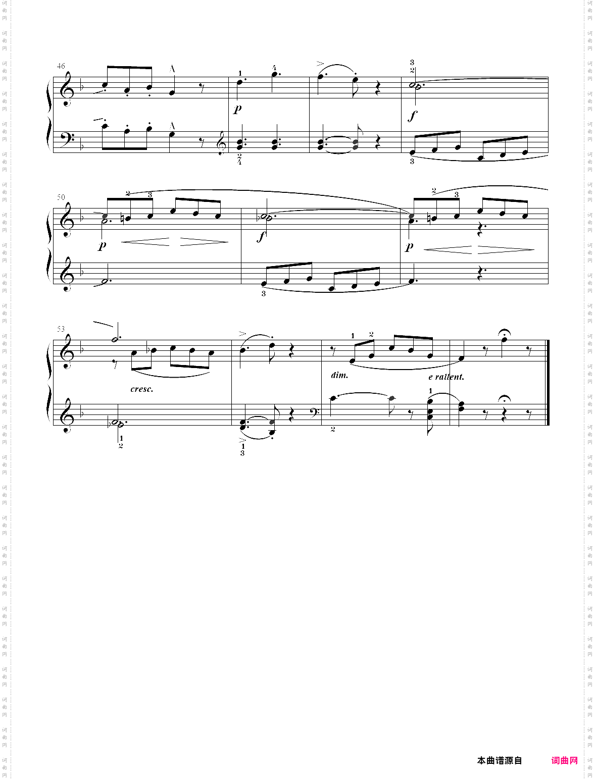 19· 第19首 - 莱蒙钢琴练习曲作品 37