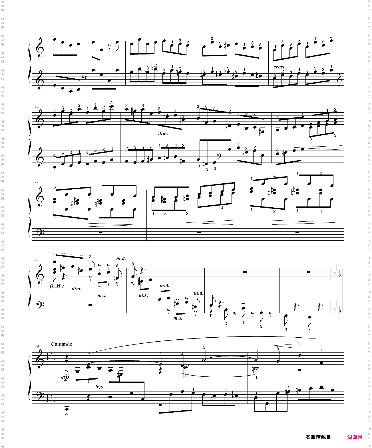 8·【自选曲目】1、小谐谑曲 - 中国音乐学院钢琴考级第七级2019版