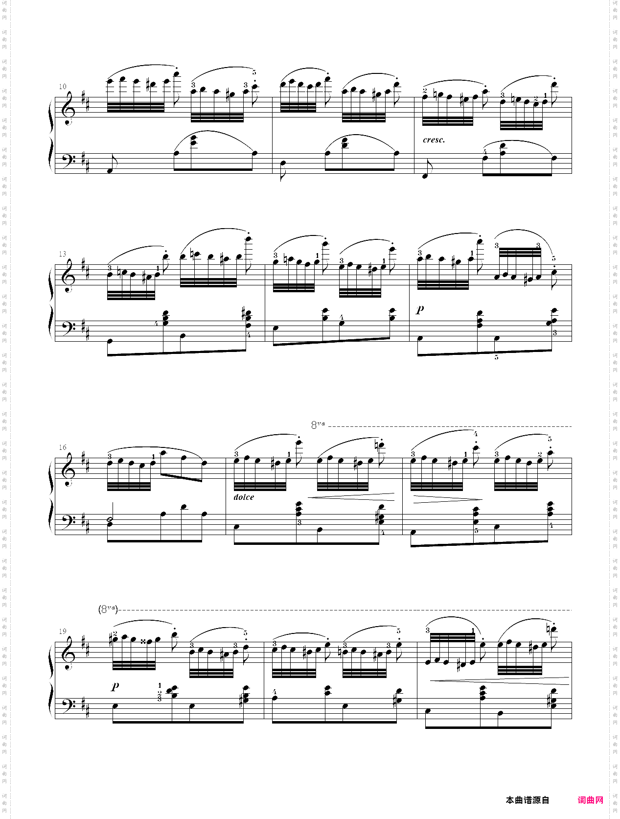 2·【规定曲目a组】1、练习曲 - 中国音乐学院钢琴考级第八级2019版