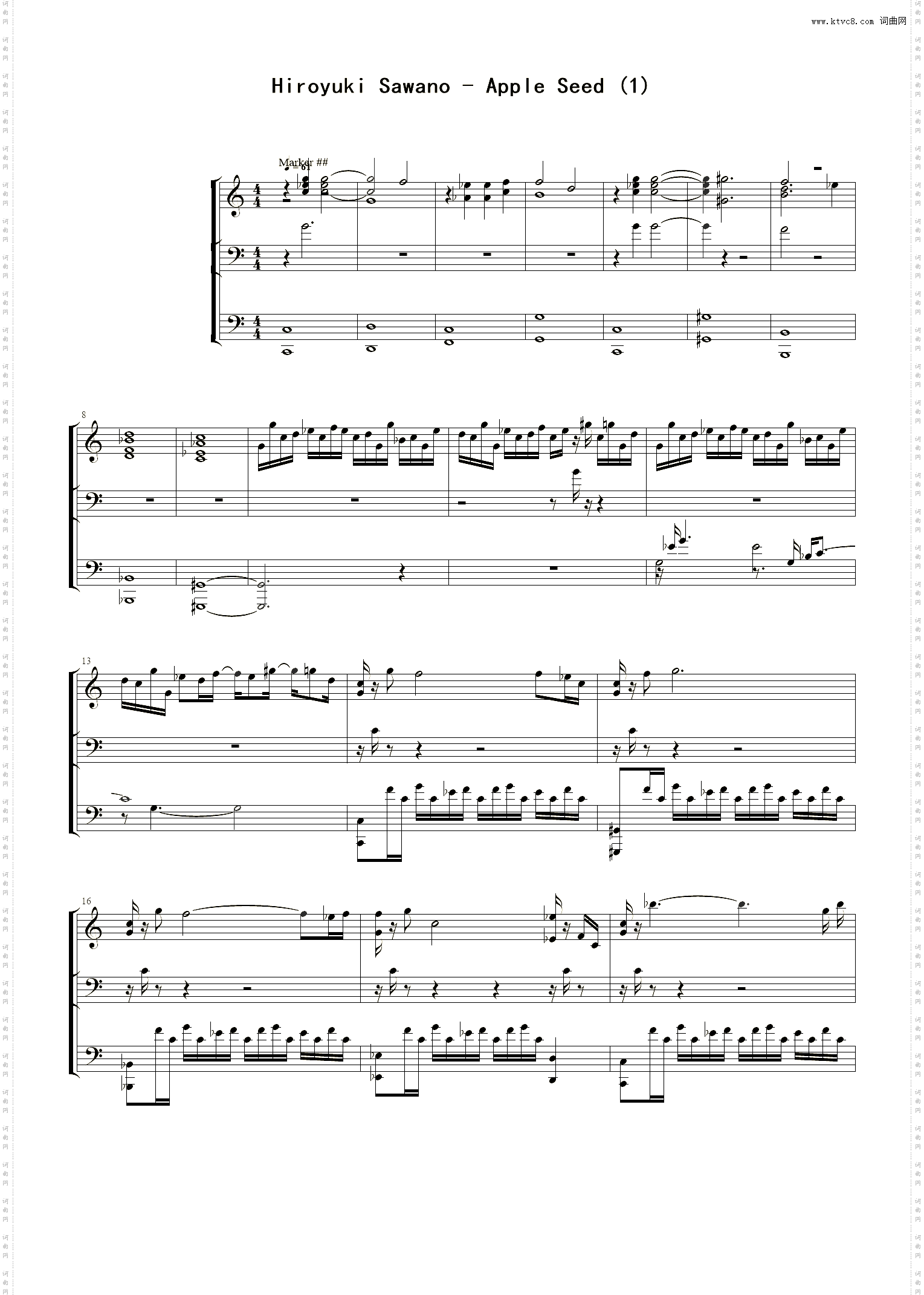 attack on titan - apple seed & vogel im k?fig - piano arrangement