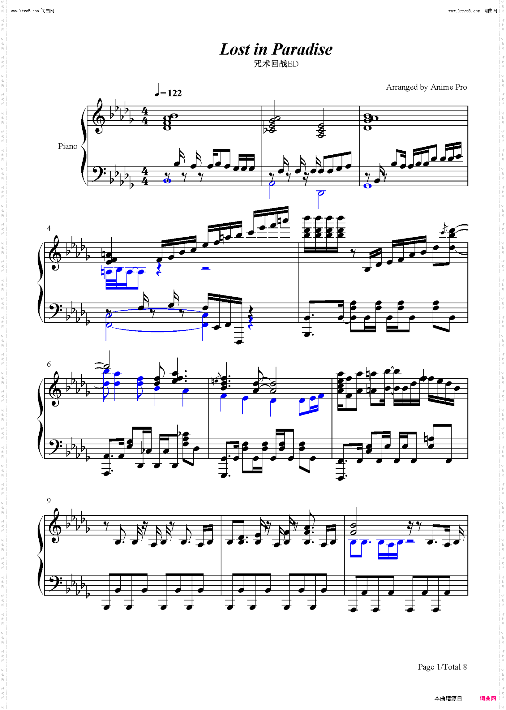 Lost in Paradise_咒术回战ED