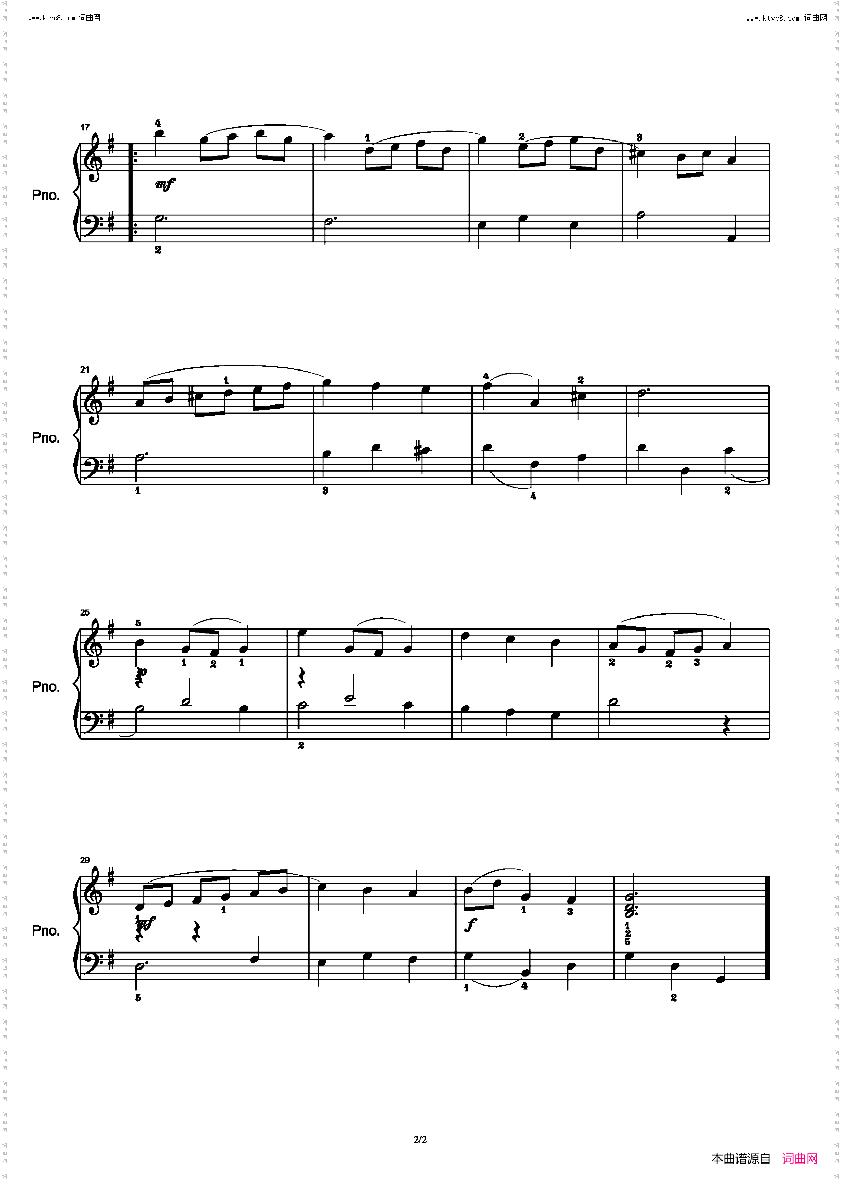 G大调小步舞曲Johann Sebastian Bach