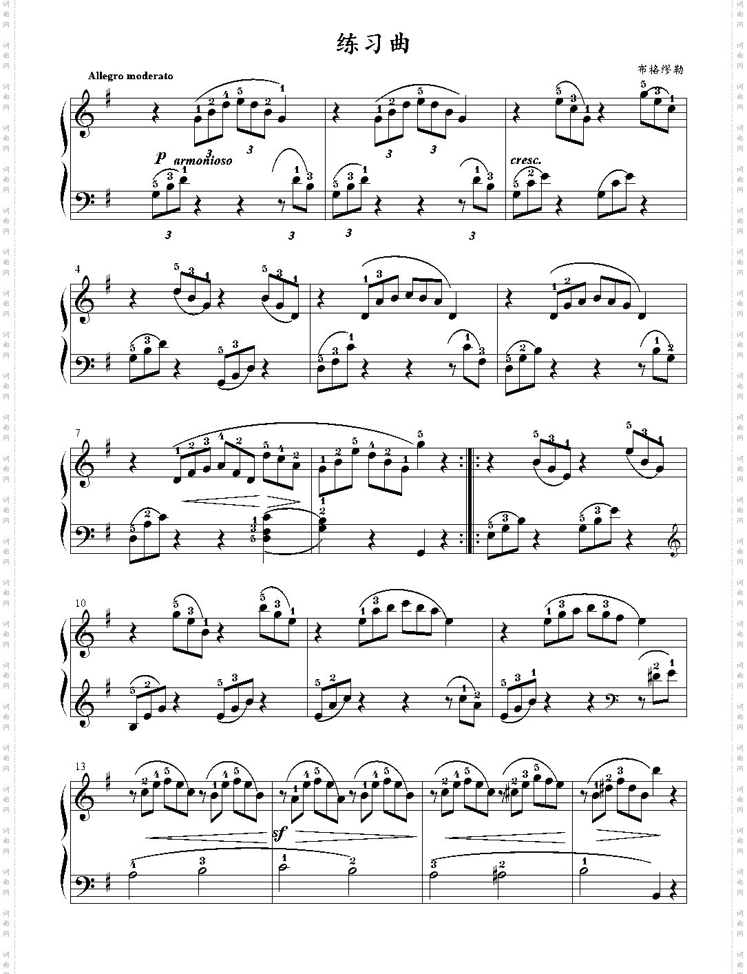 练习曲_小汤8-约翰·汤普森简易钢琴教程