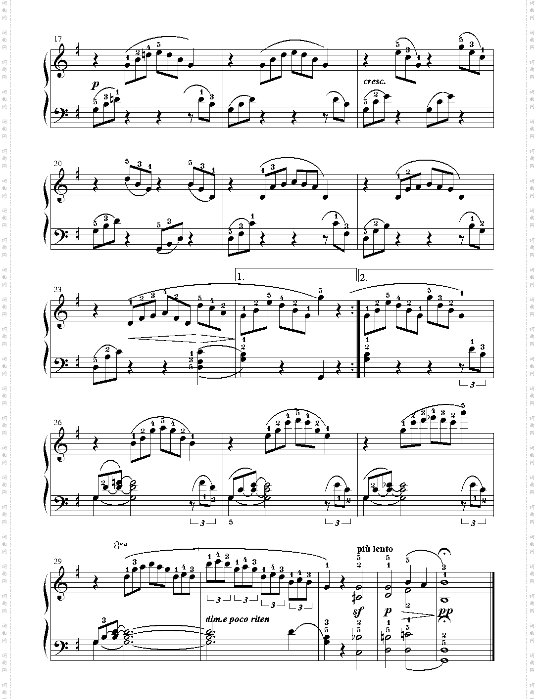 练习曲_小汤8-约翰·汤普森简易钢琴教程
