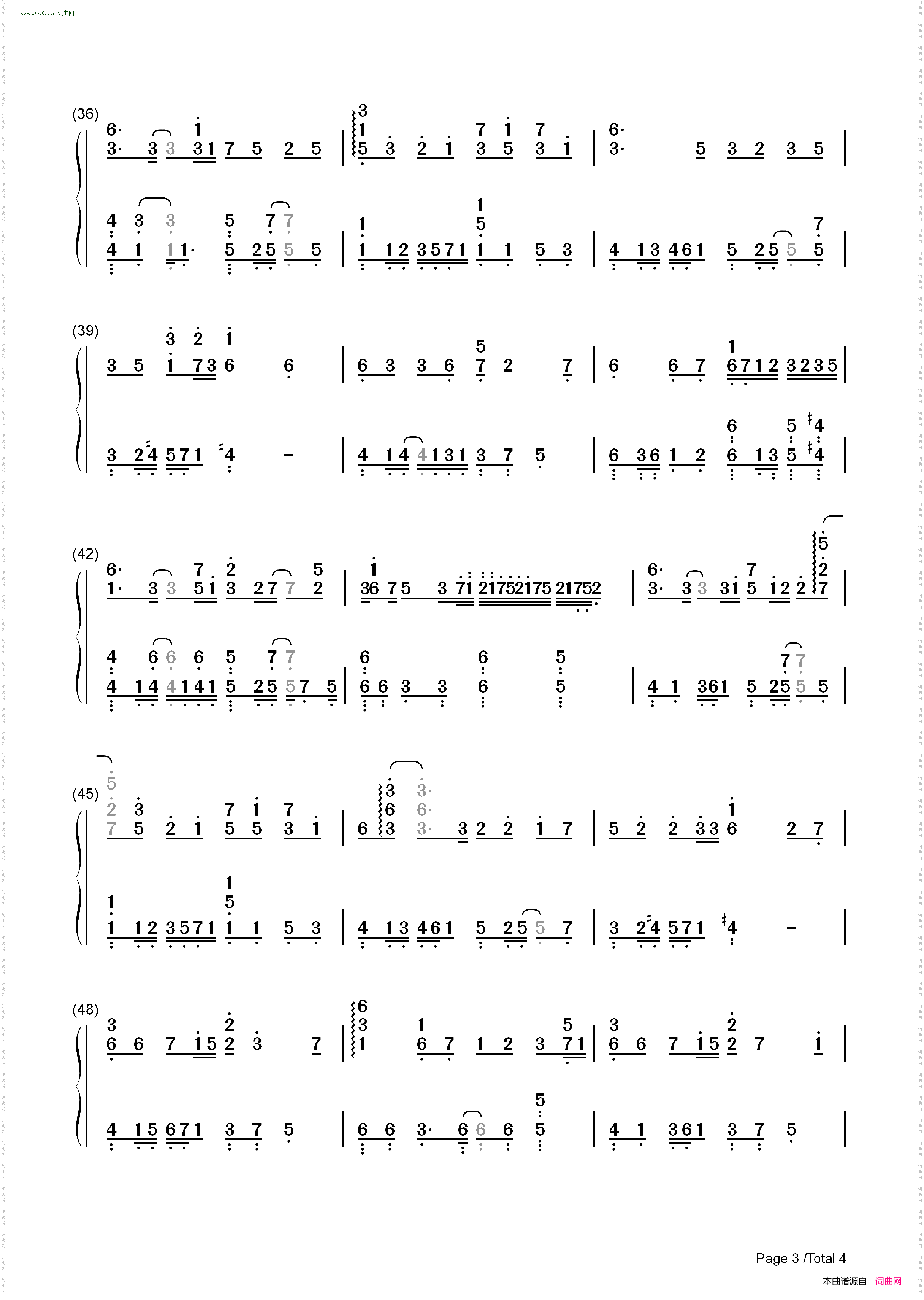 此去经年_钢琴独奏版夜的钢琴曲Ⅴ