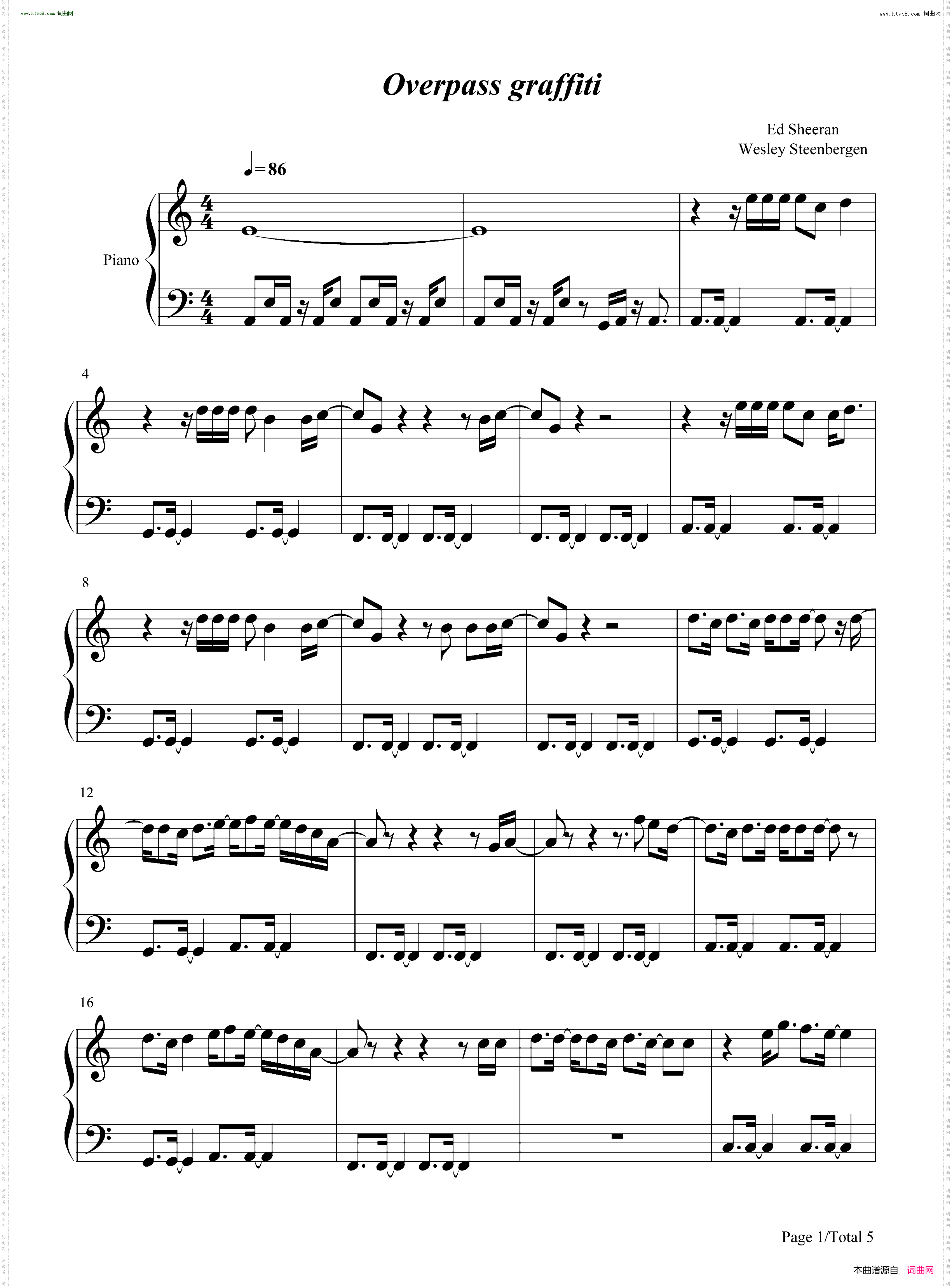 Overpass Graffiti-Ed Sheeran