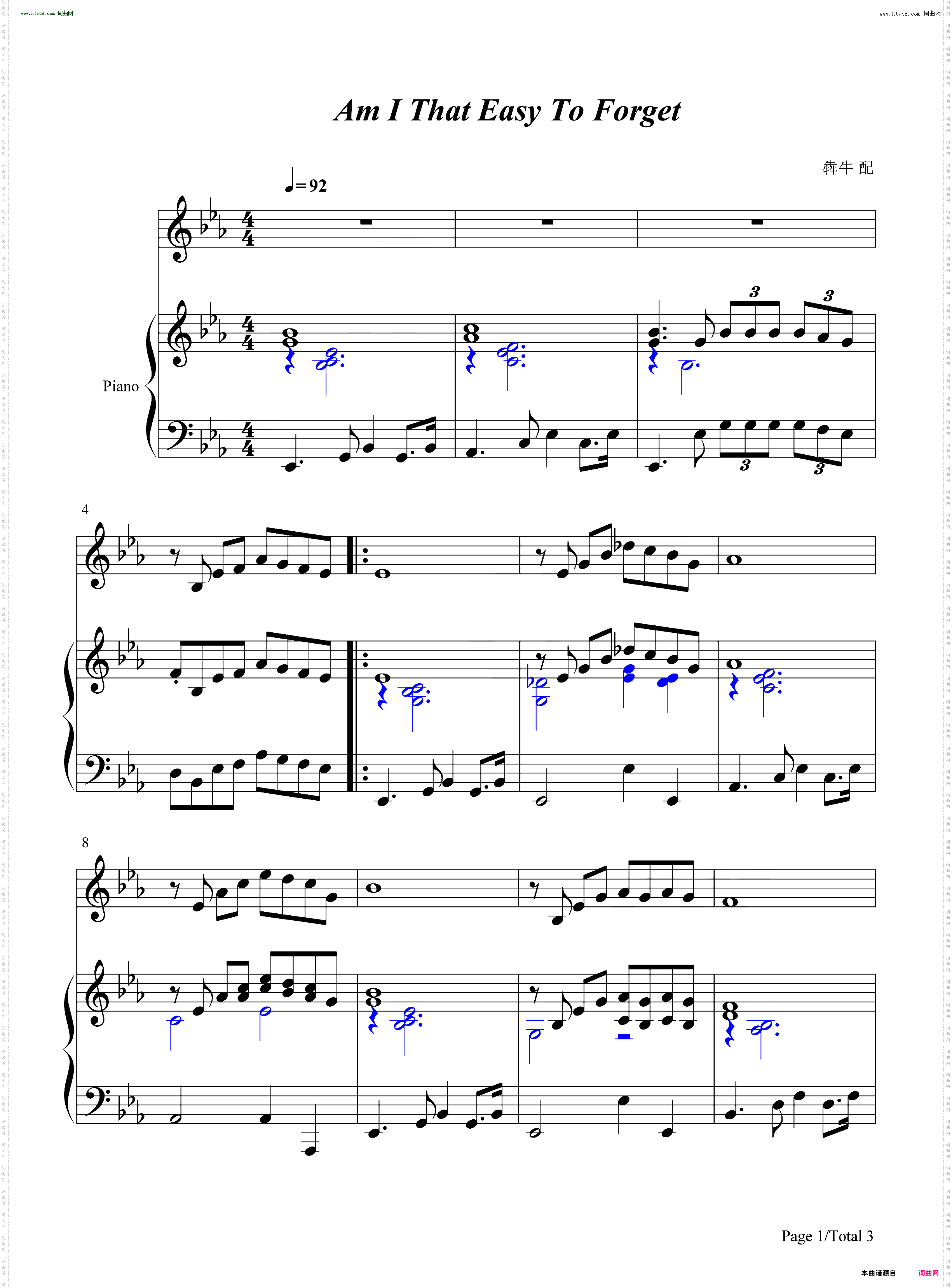Am I That Easy To Forget_罗马假日主题曲