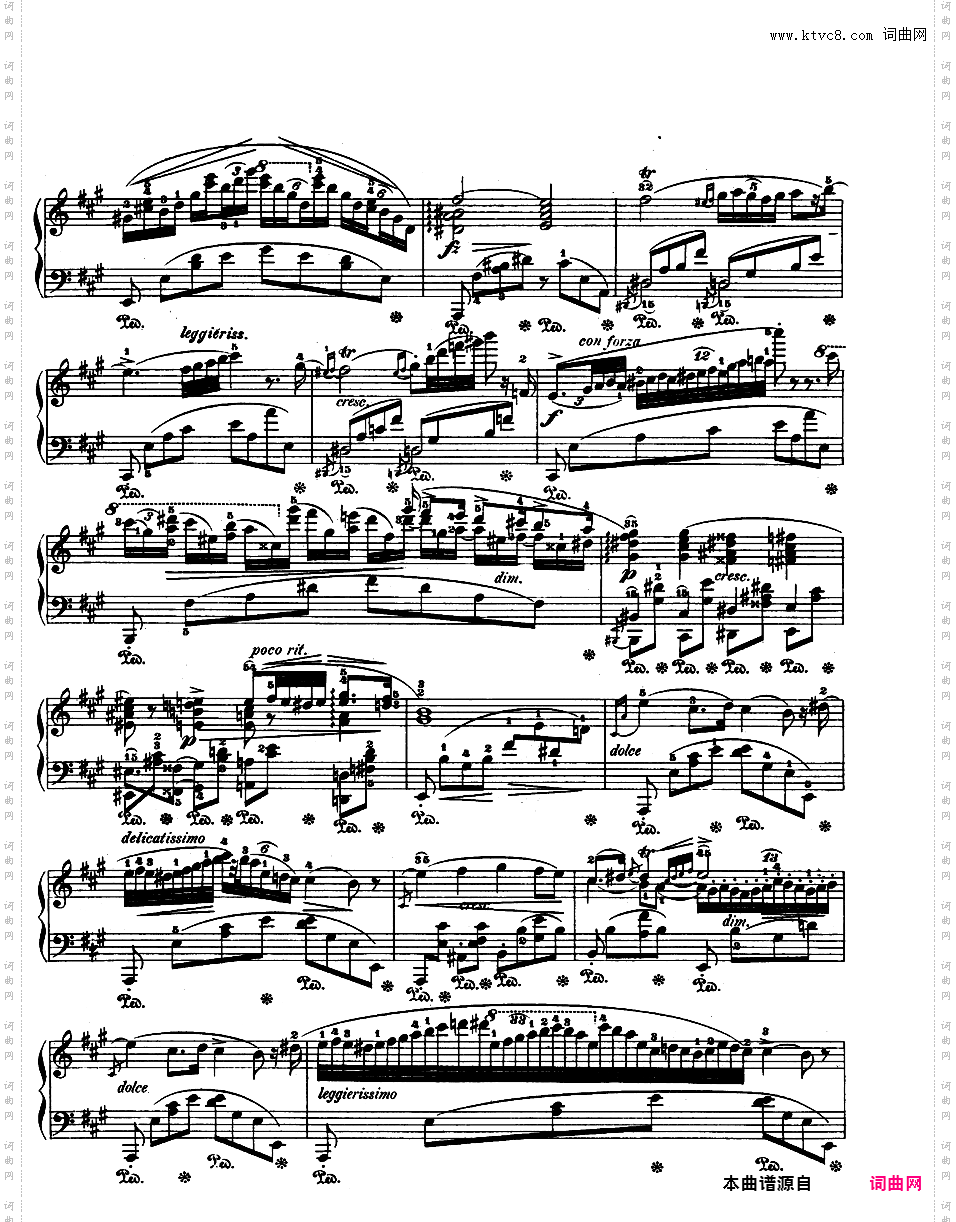 华丽的波兰民歌幻想曲 Op·13 - 为钢琴与乐队而作Chopin op13 Grande Fantaisie版本二