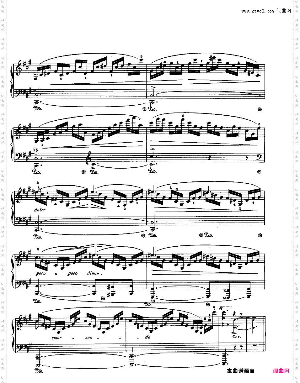 华丽的波兰民歌幻想曲 Op·13 - 为钢琴与乐队而作Chopin op13 Grande Fantaisie版本二