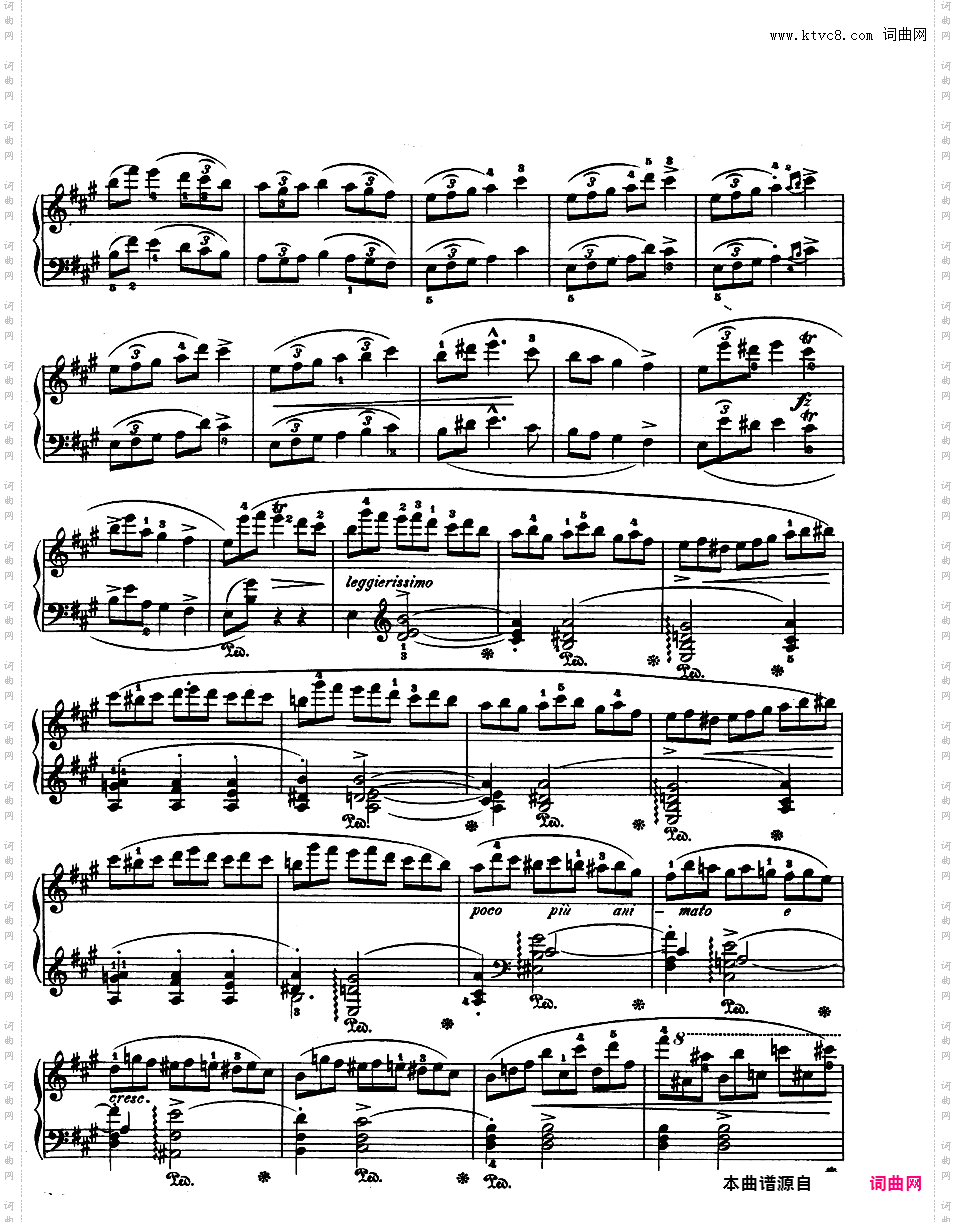 华丽的波兰民歌幻想曲 Op·13 - 为钢琴与乐队而作Chopin op13 Grande Fantaisie版本二