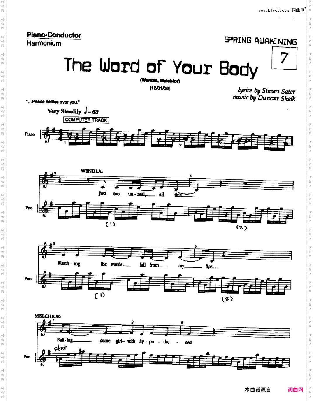 The word of your body