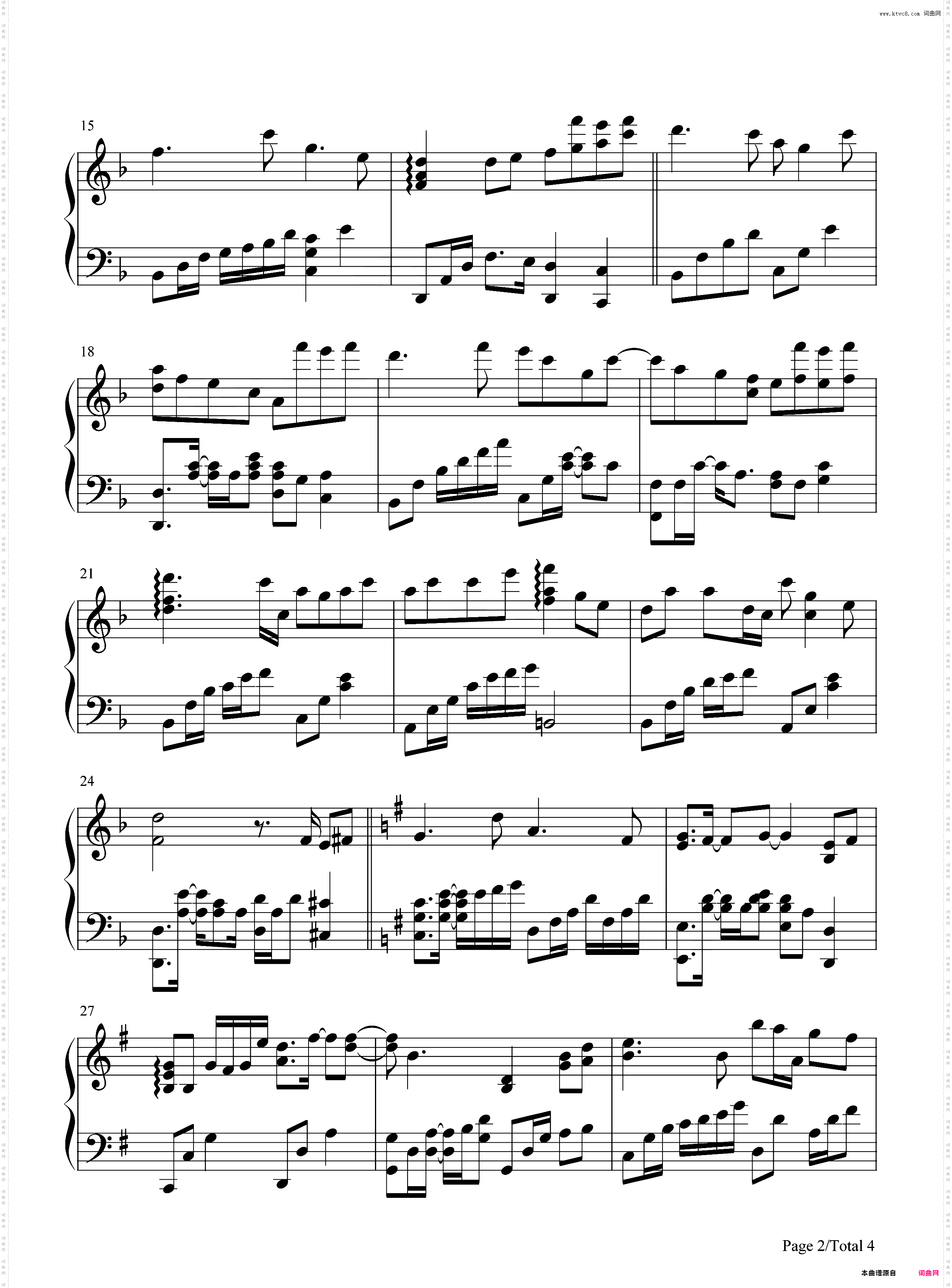 此去经年-钢琴独奏版-夜的钢琴曲Ⅴ