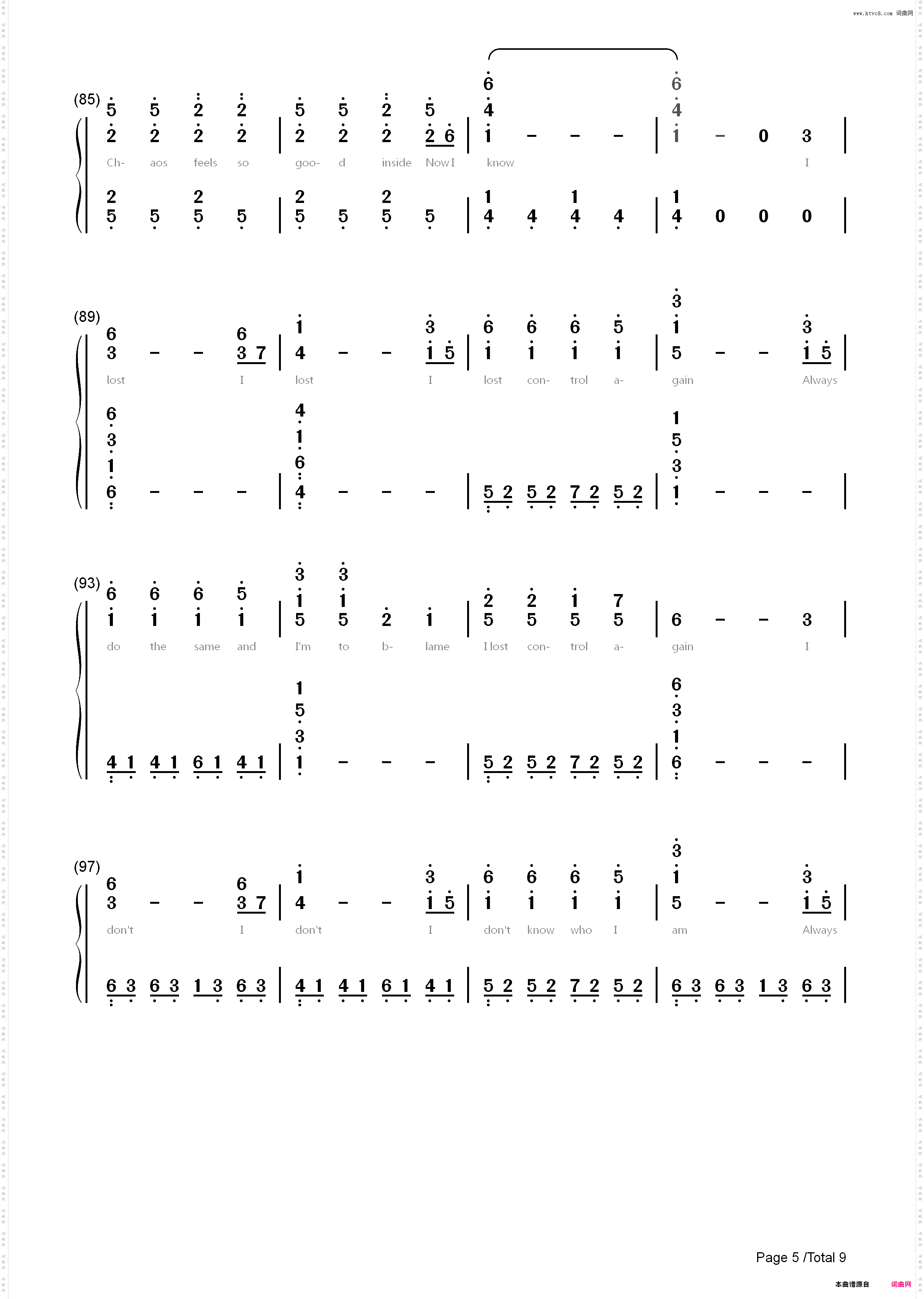 Lost Control-完整版