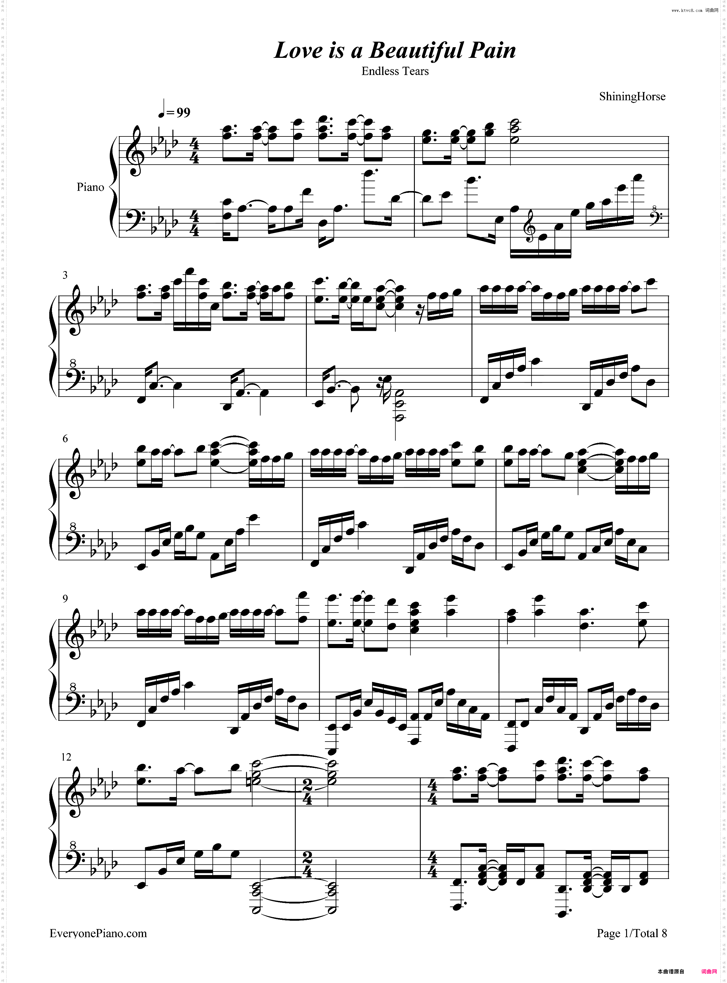 Love is a Beautiful Pain-Endless Tears