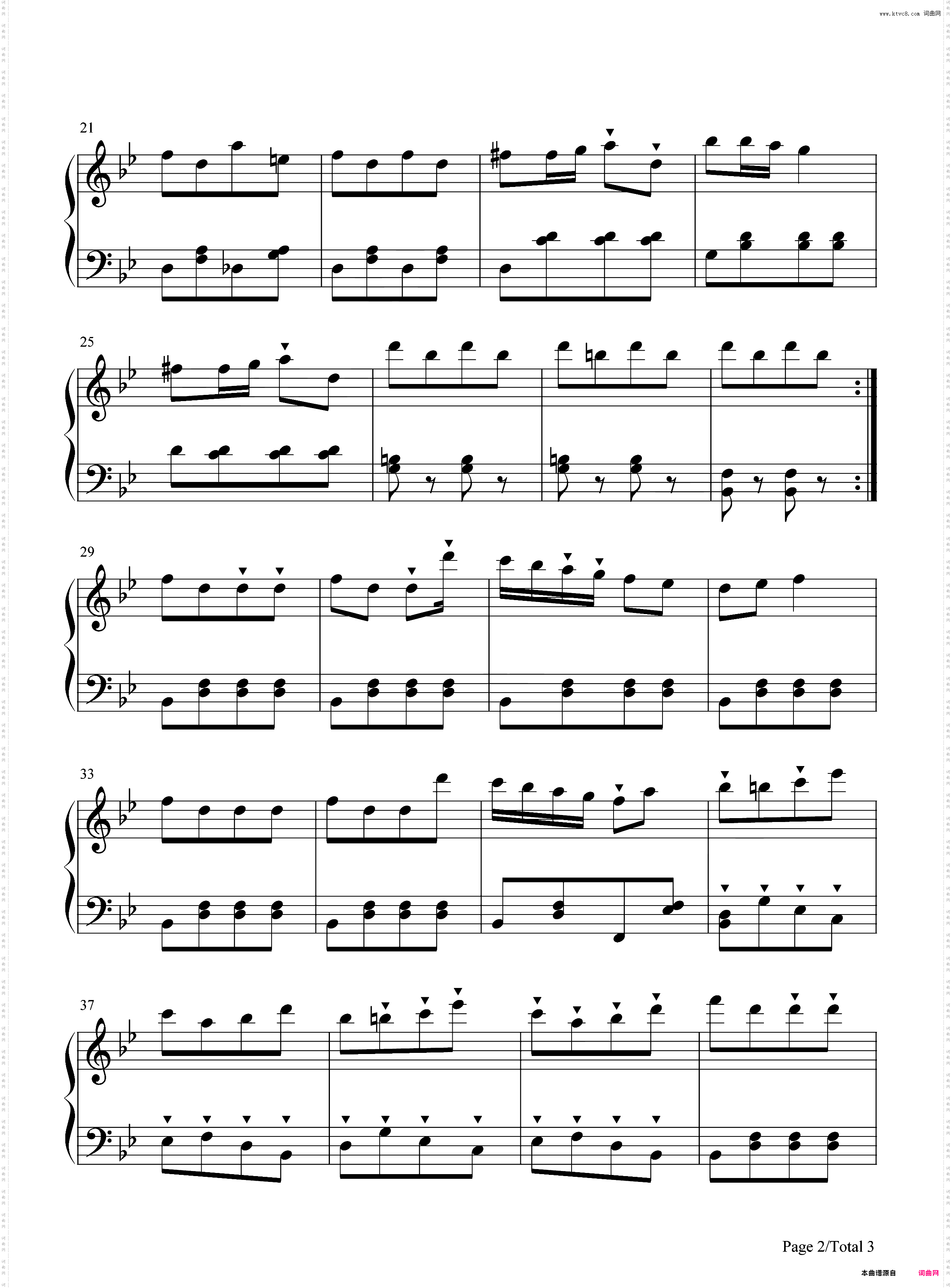 土耳其进行曲-贝多芬简易版