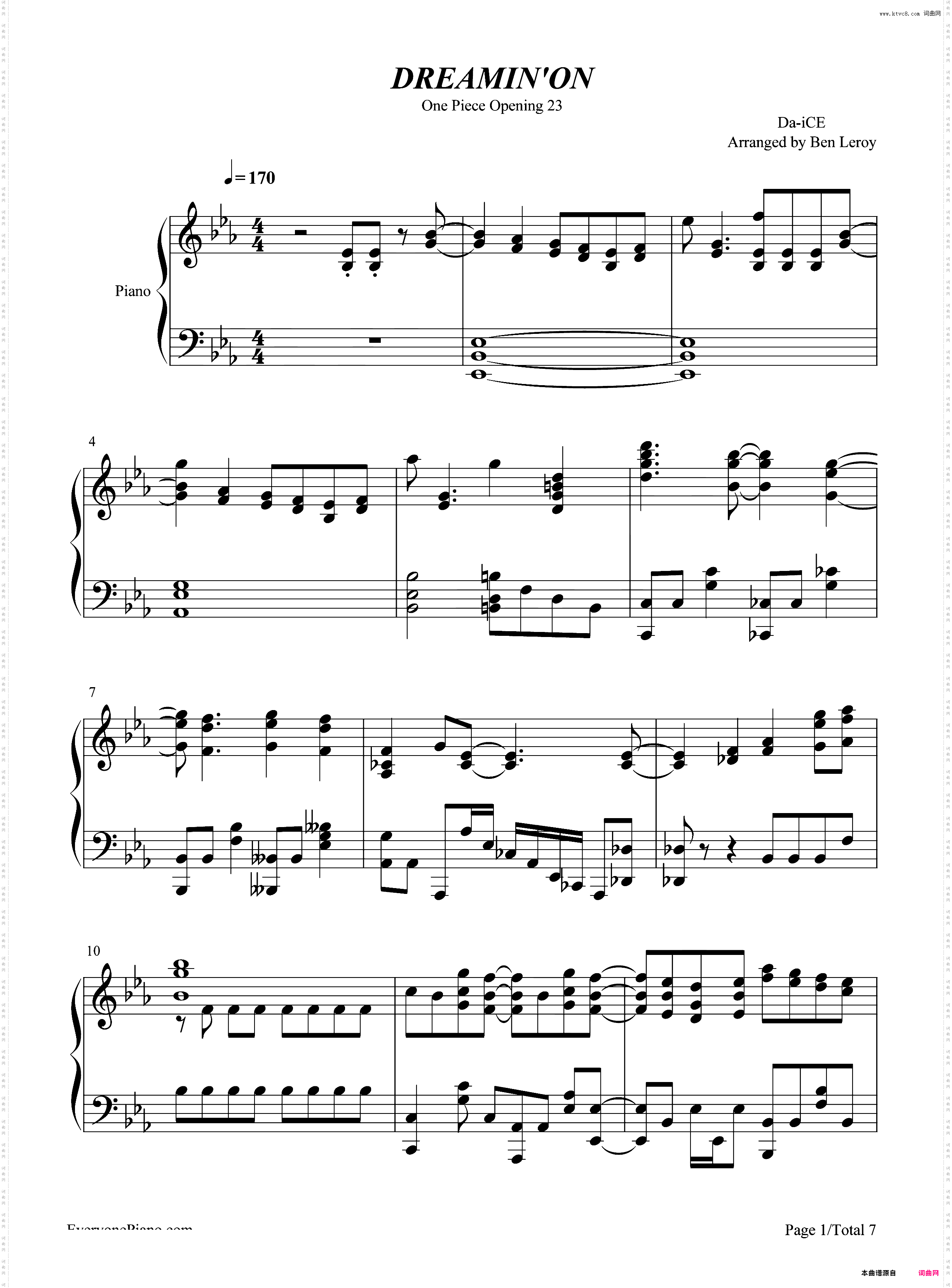 DREAMIN ON-海贼王OP23