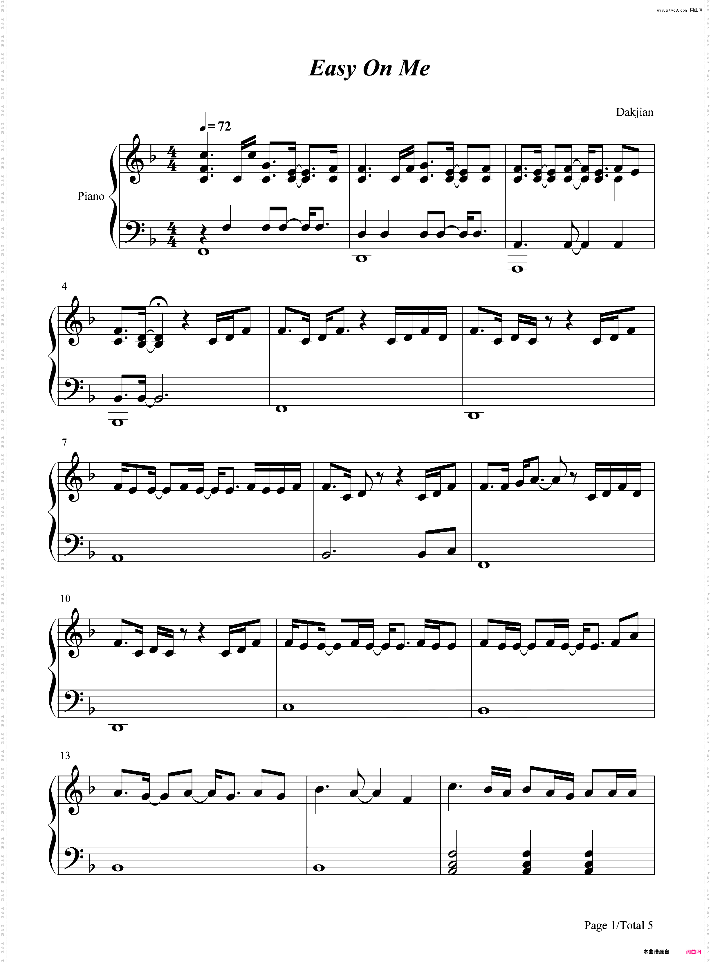 Easy on Me-Adele