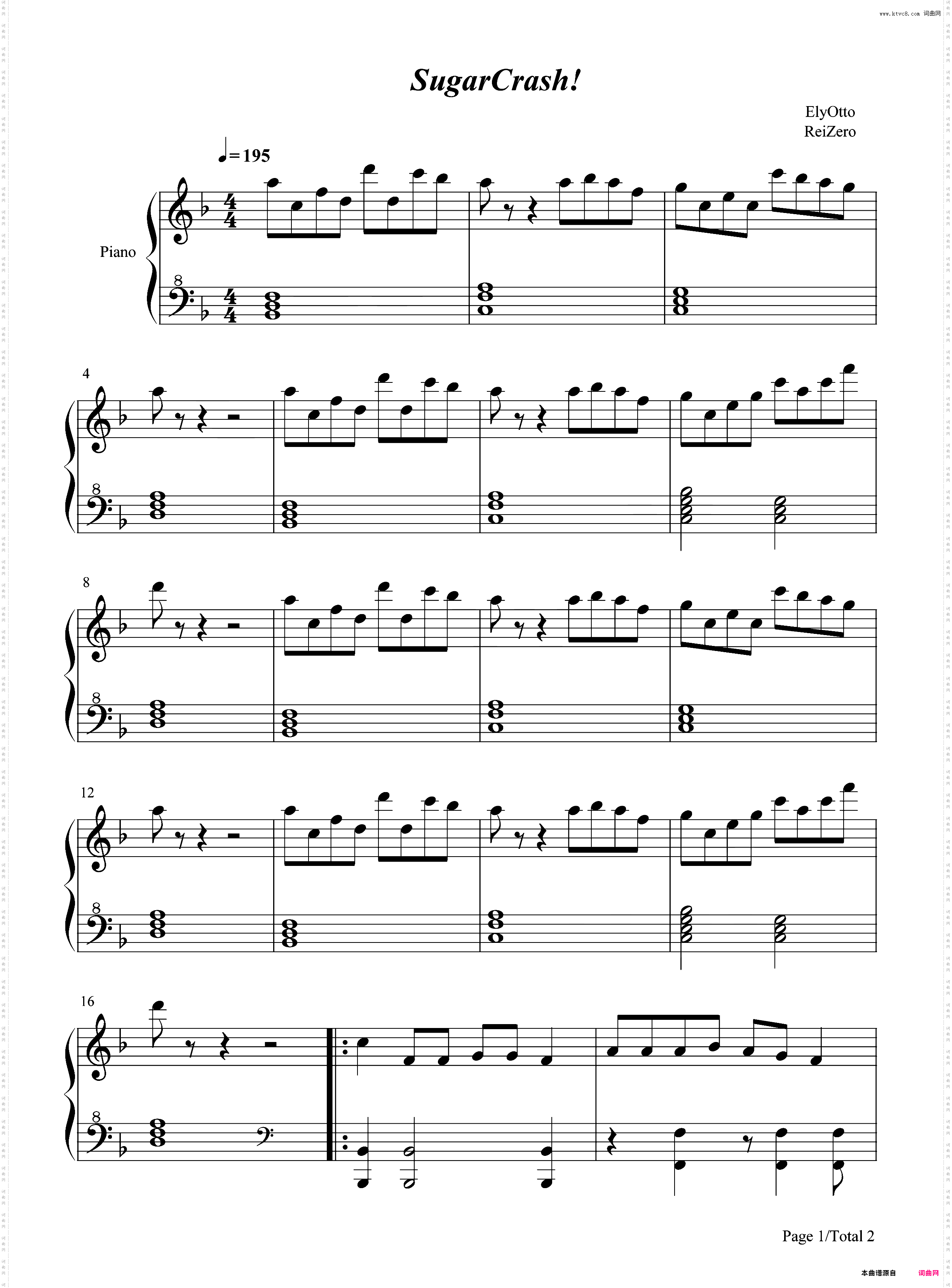 SugarCrash-ElyOtto-抖音歌曲