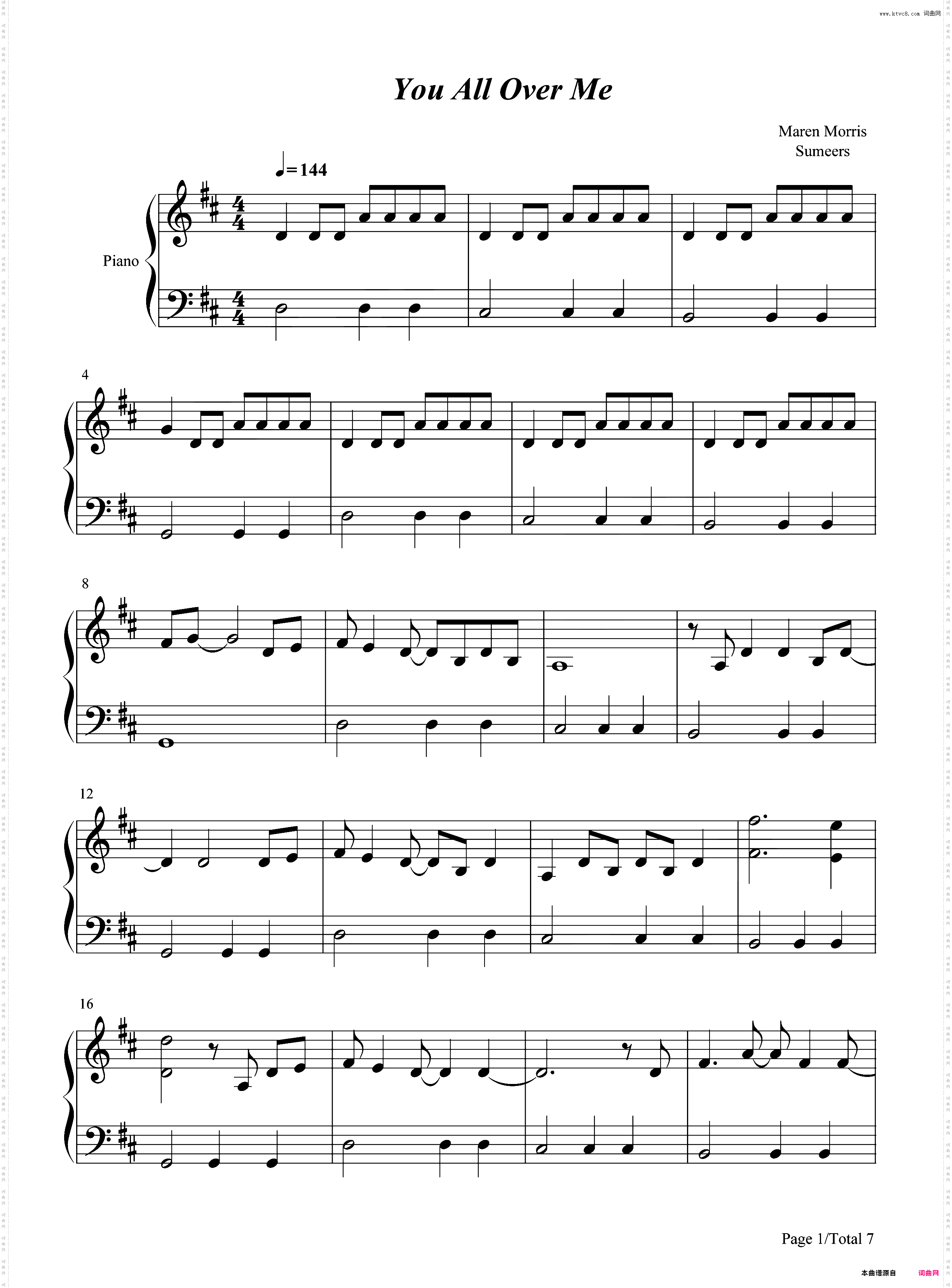 You All Over Me-Taylor Swift ft Maren Morris