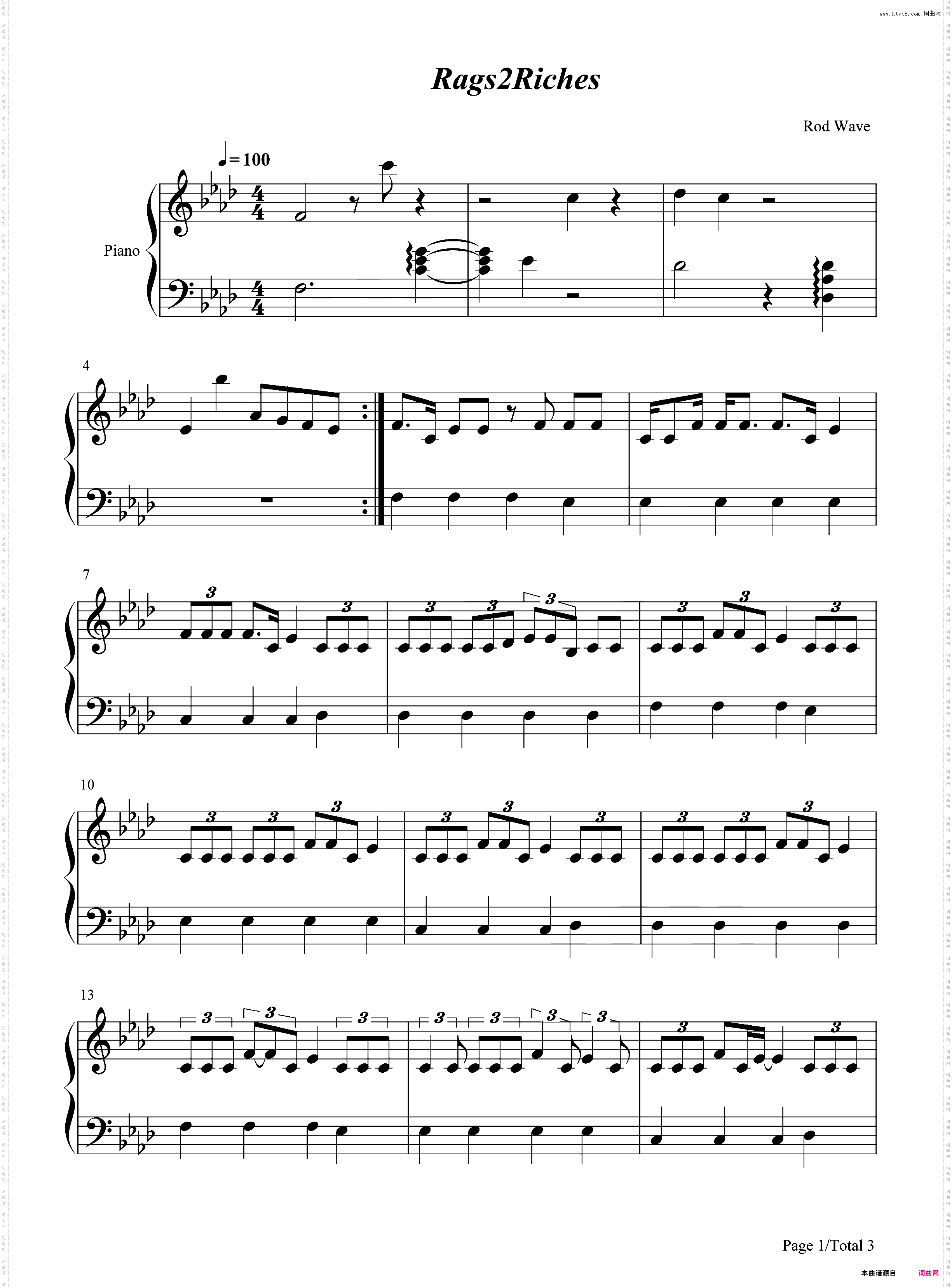 Rags2Riches-Rod Wave ft ATR SonSon