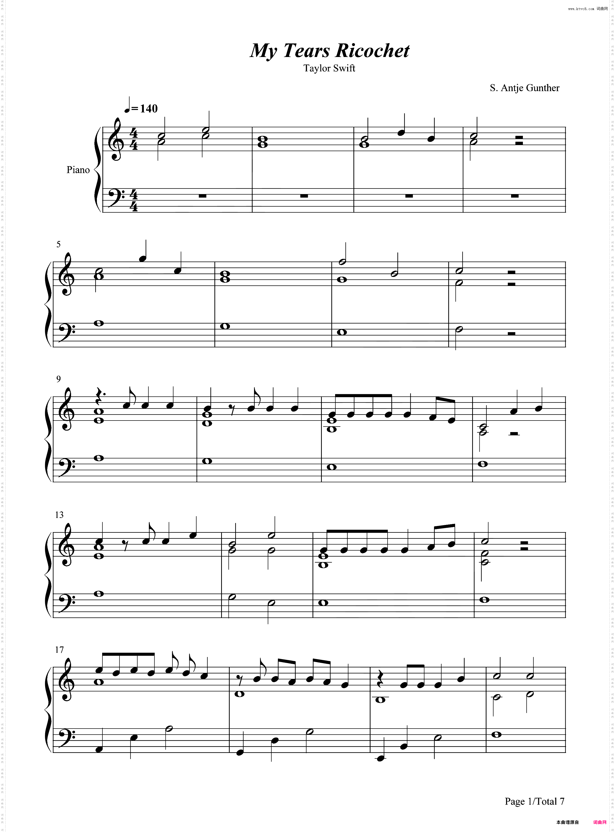 My Tears Ricochet-Taylor Swift