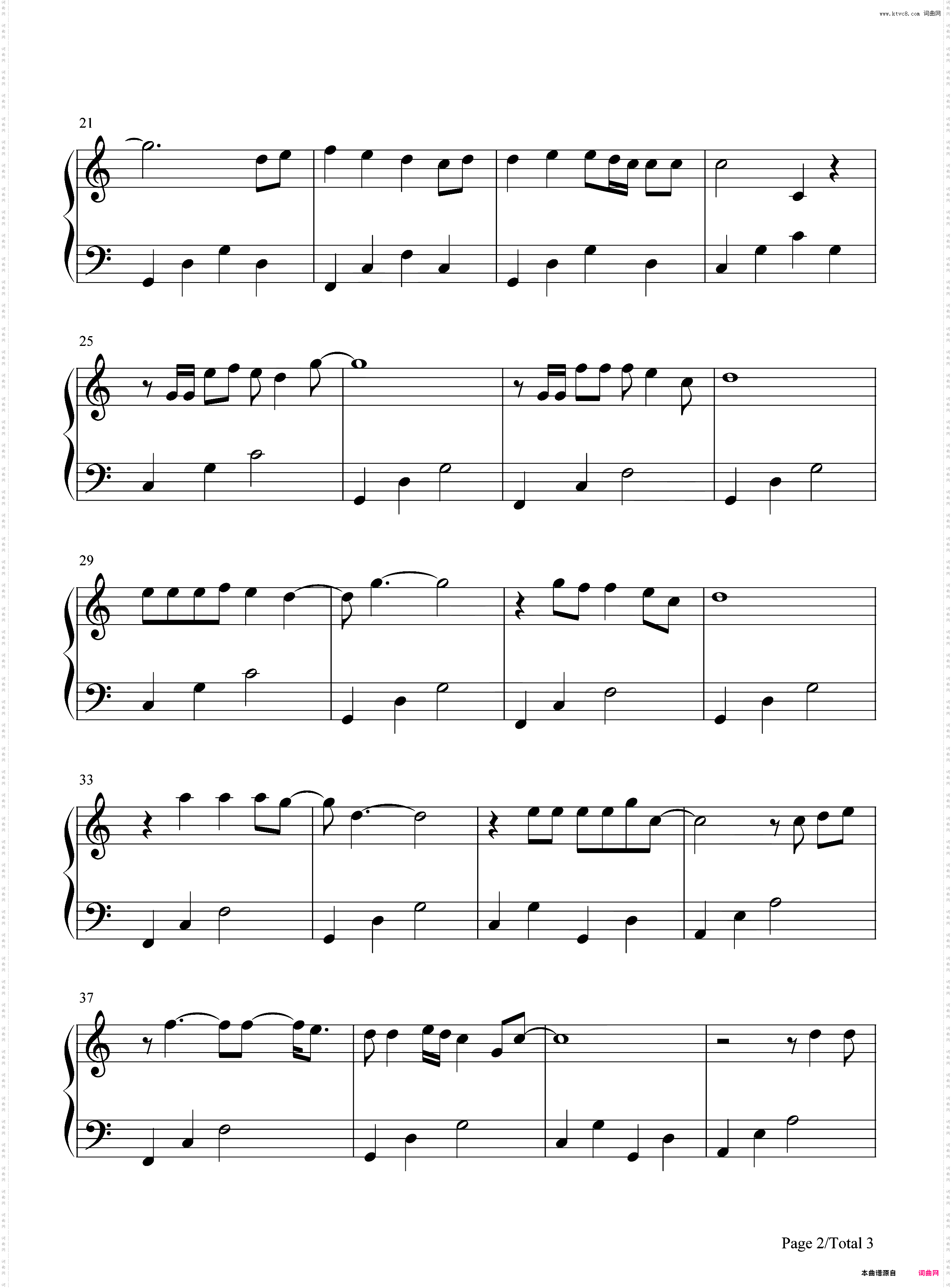 Wonderful Tonight-C调简单版-迷人之夜