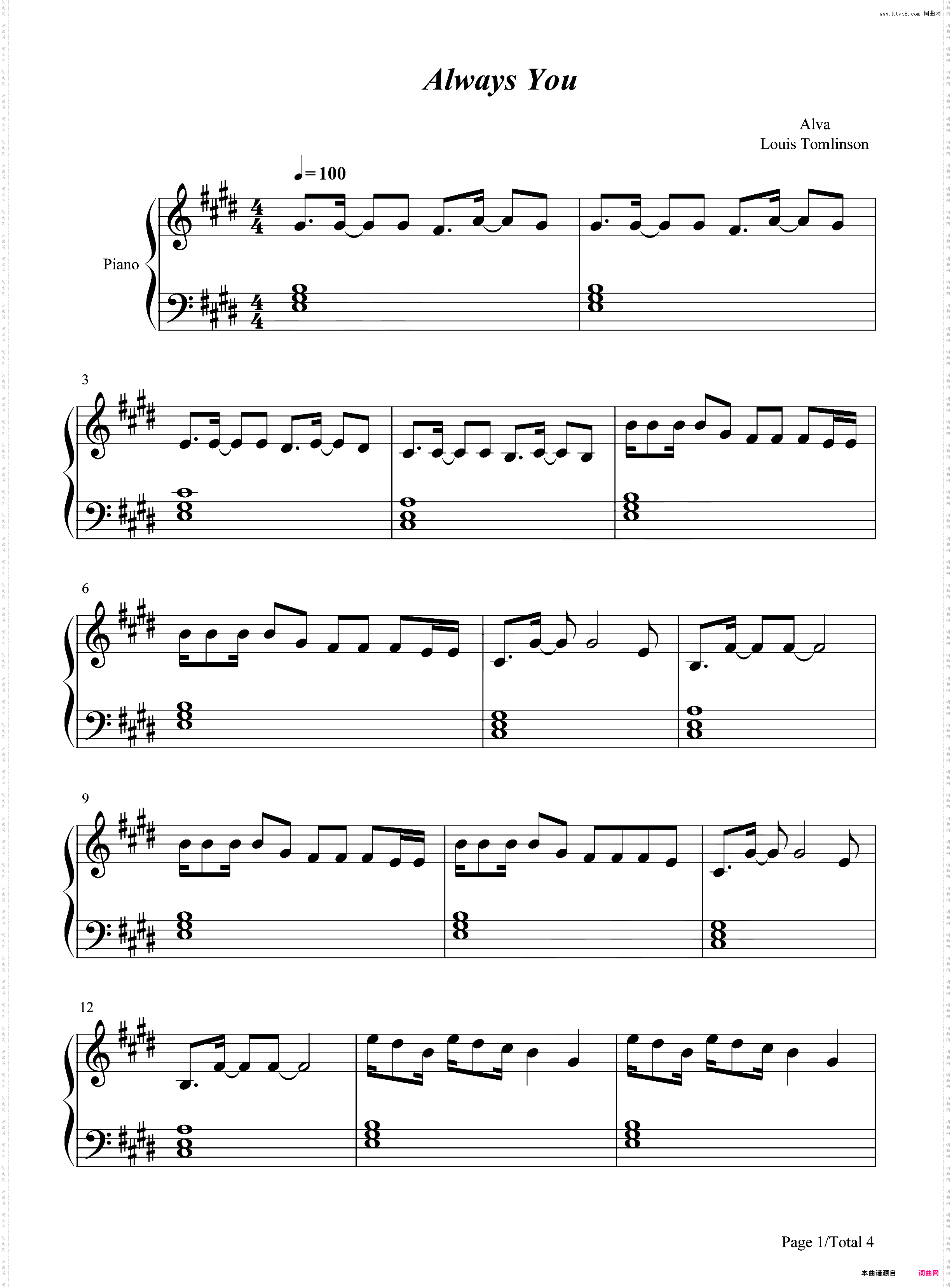 Always You-Louis Tomlinson