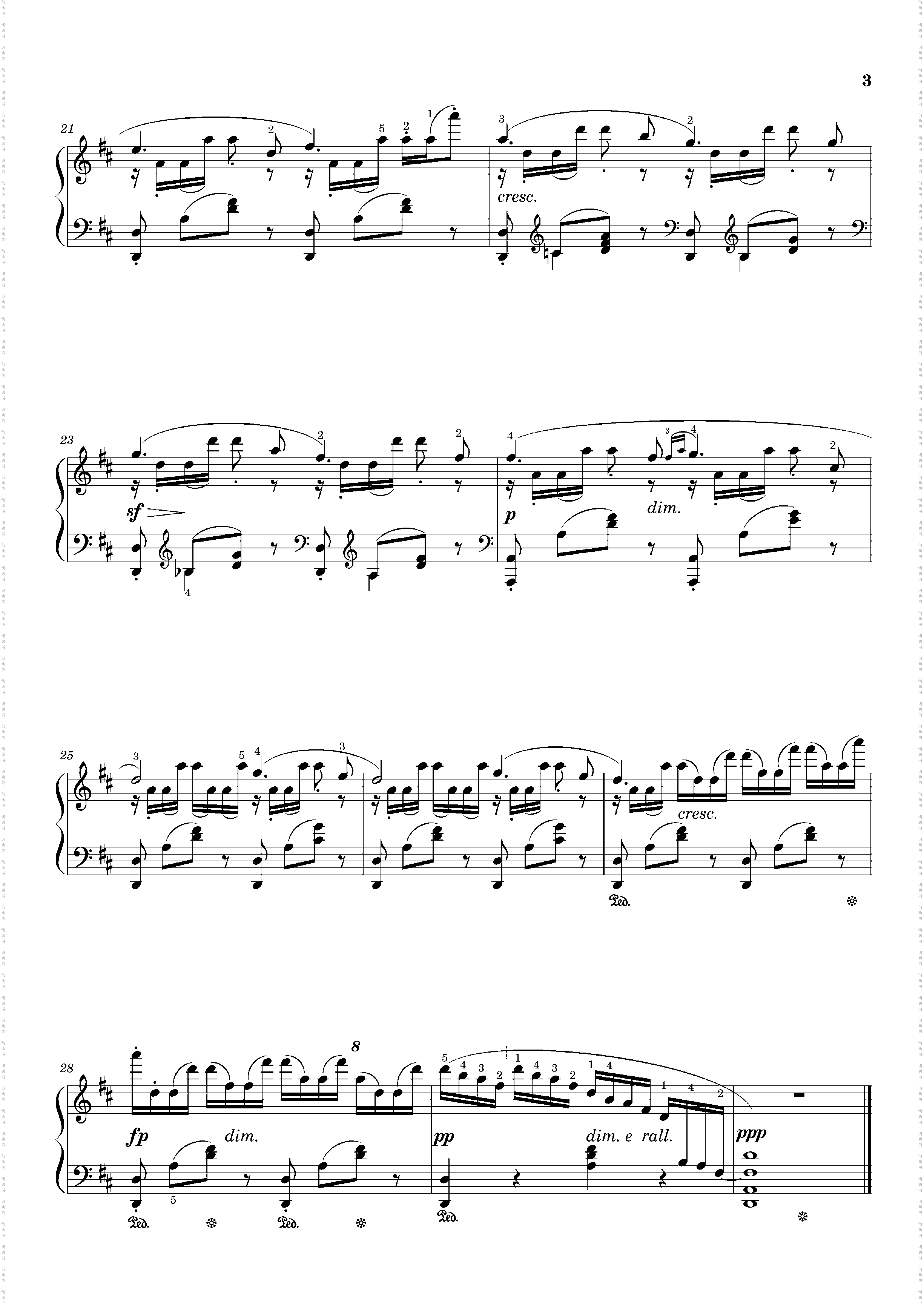 étude Op· 105 No· 4 La Campanella