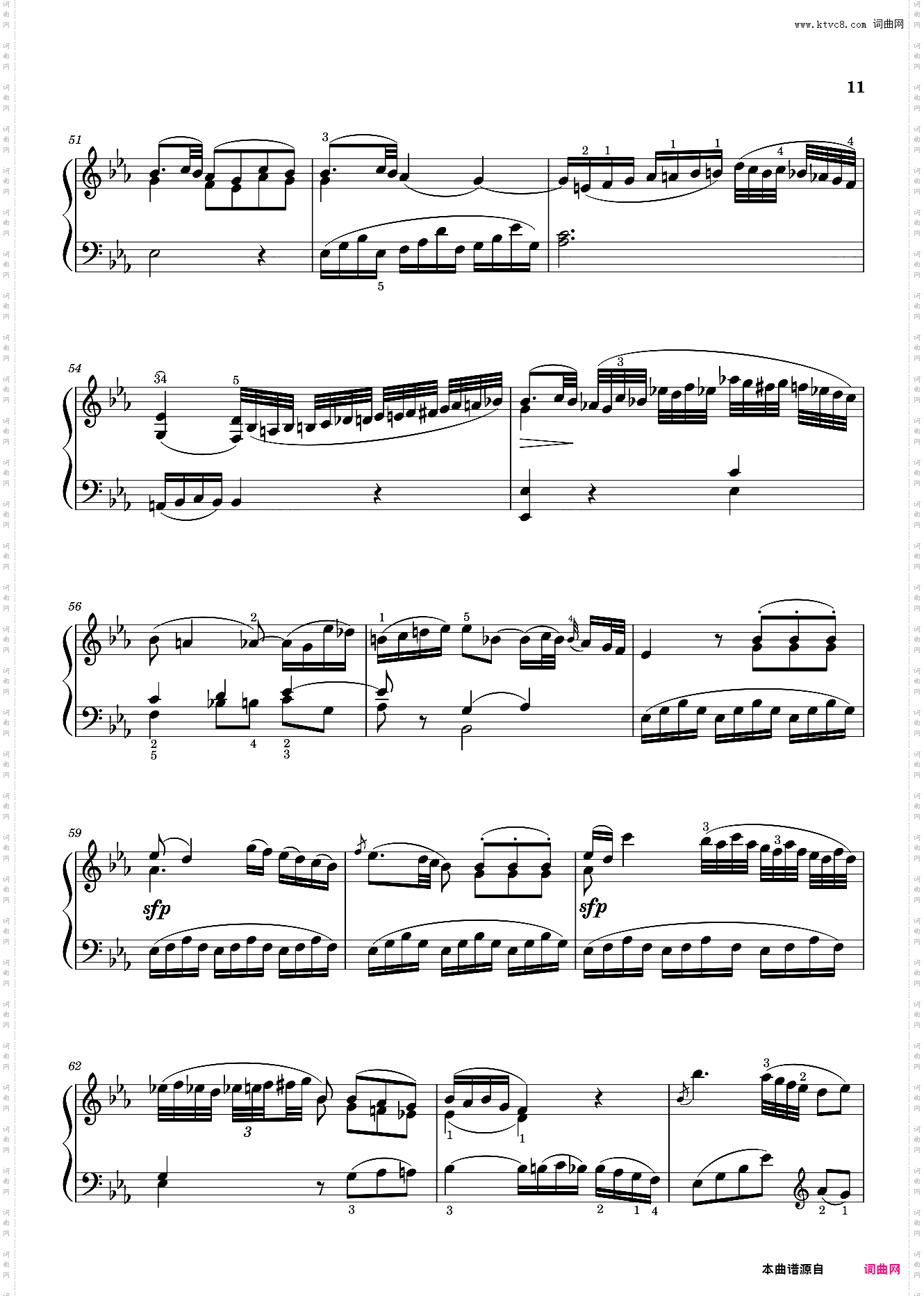 莫扎特第十三钢琴奏鸣曲 Sonata No· 13, 2nd Movement K· 333