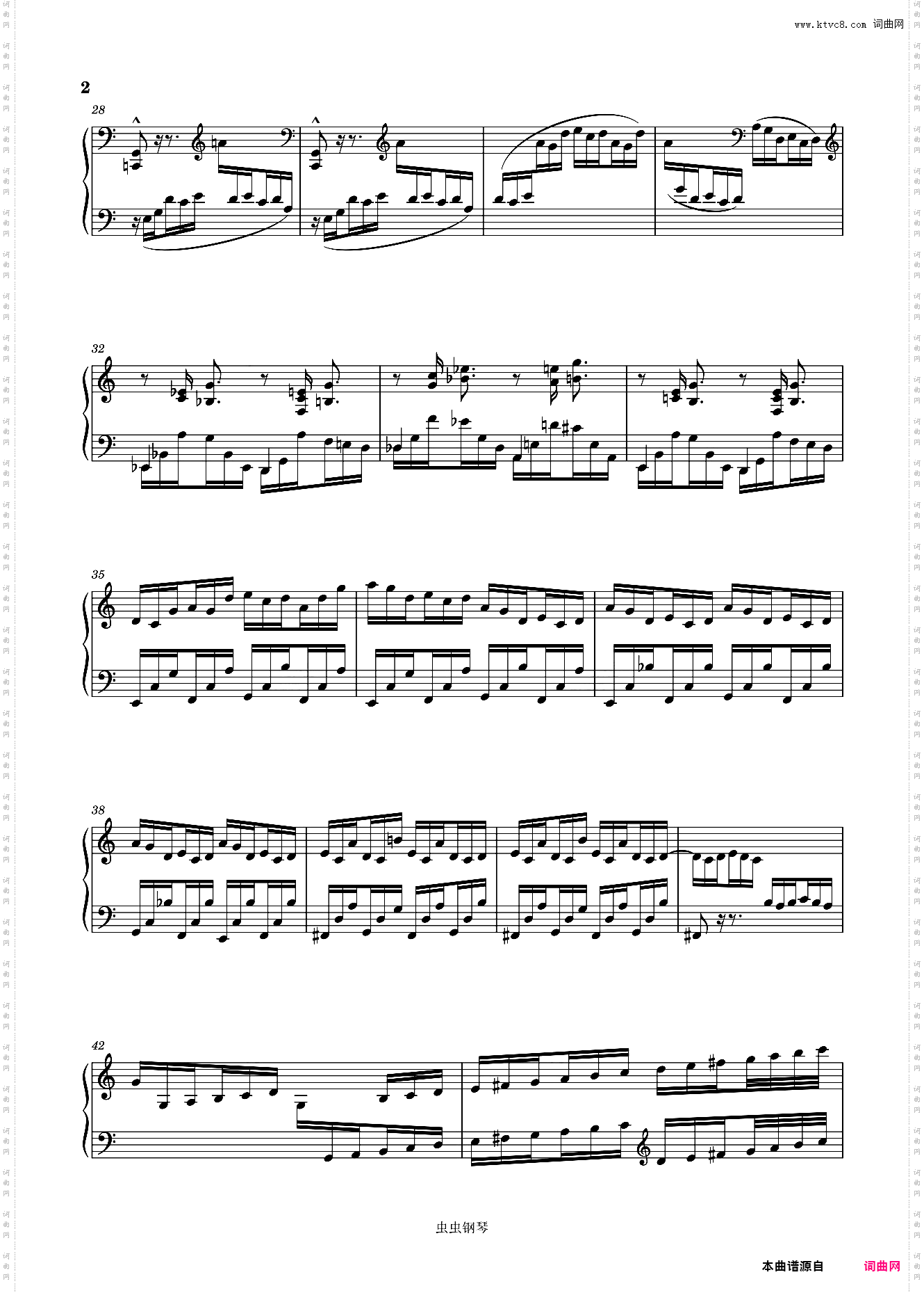 étude no·1· pour les cinq doigts - C· DEBUSSY