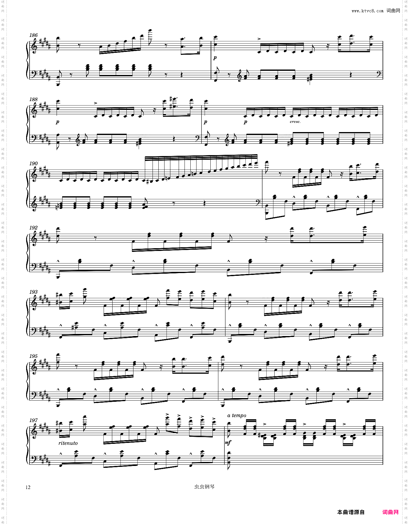 Kullak Paraphrase of the 4th Act of the Opera Dom Sébastien Piano solo