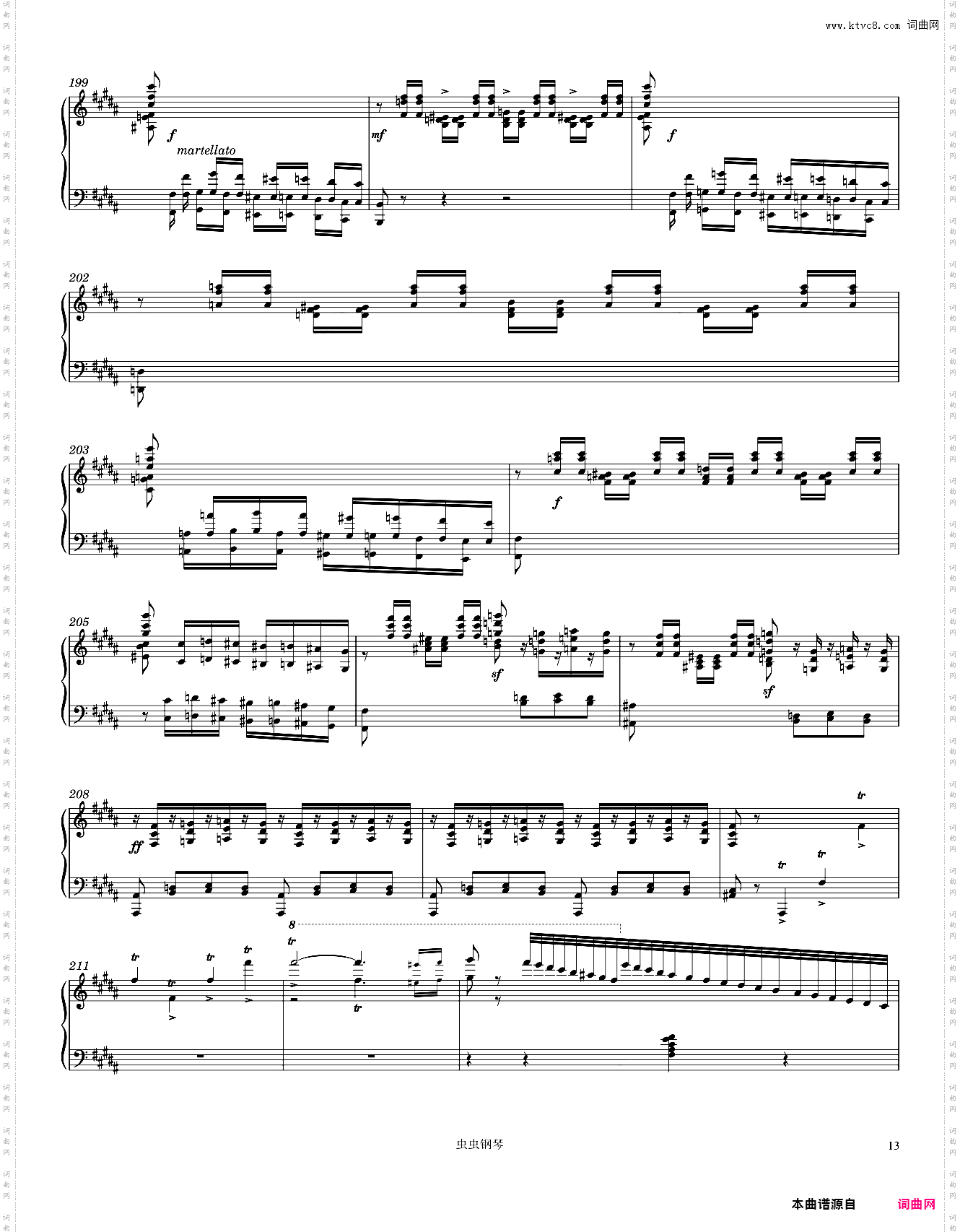 Kullak Paraphrase of the 4th Act of the Opera Dom Sébastien Piano solo