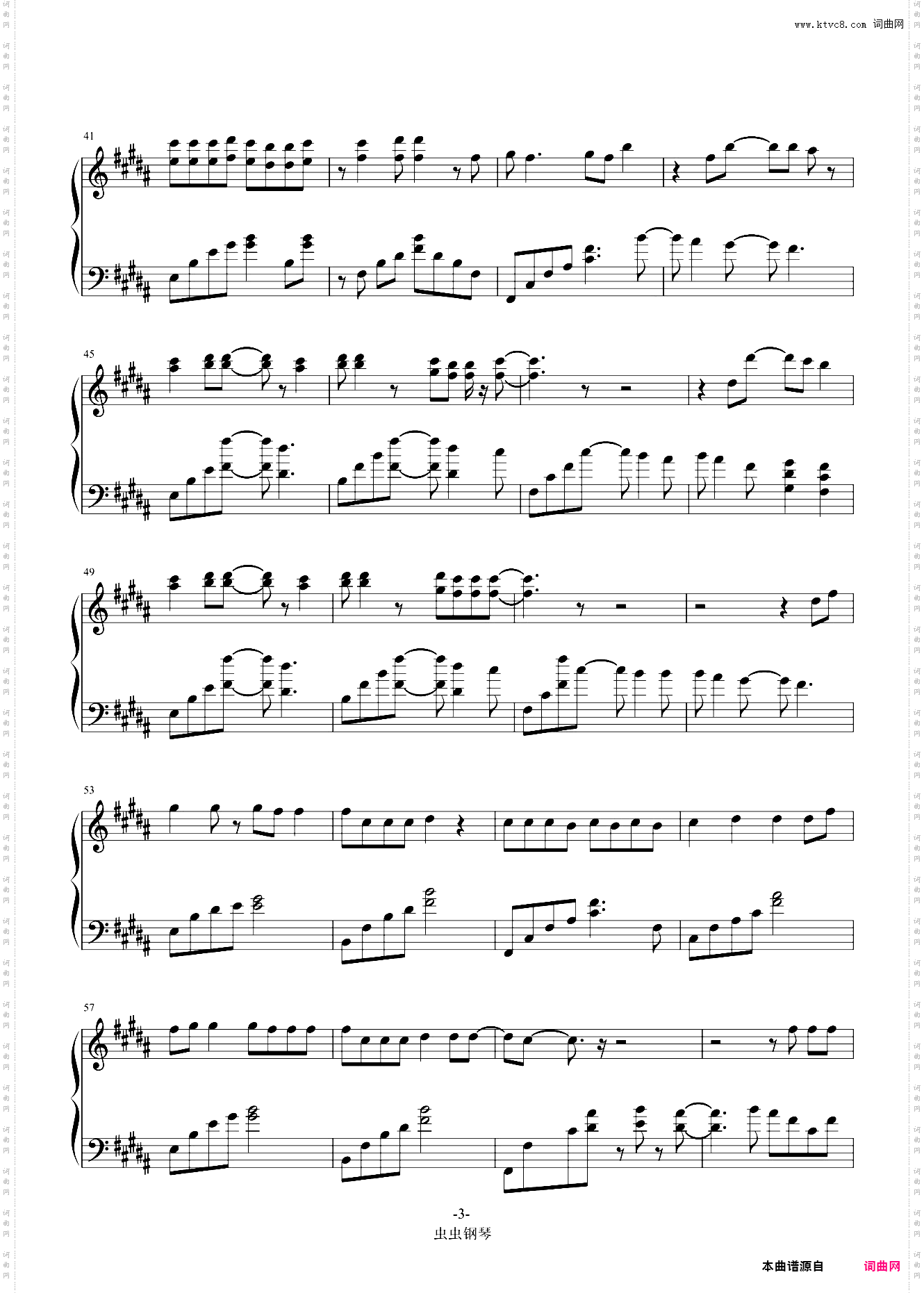 Play It Again-五线谱-简谱-钢琴谱-Luke Bryan