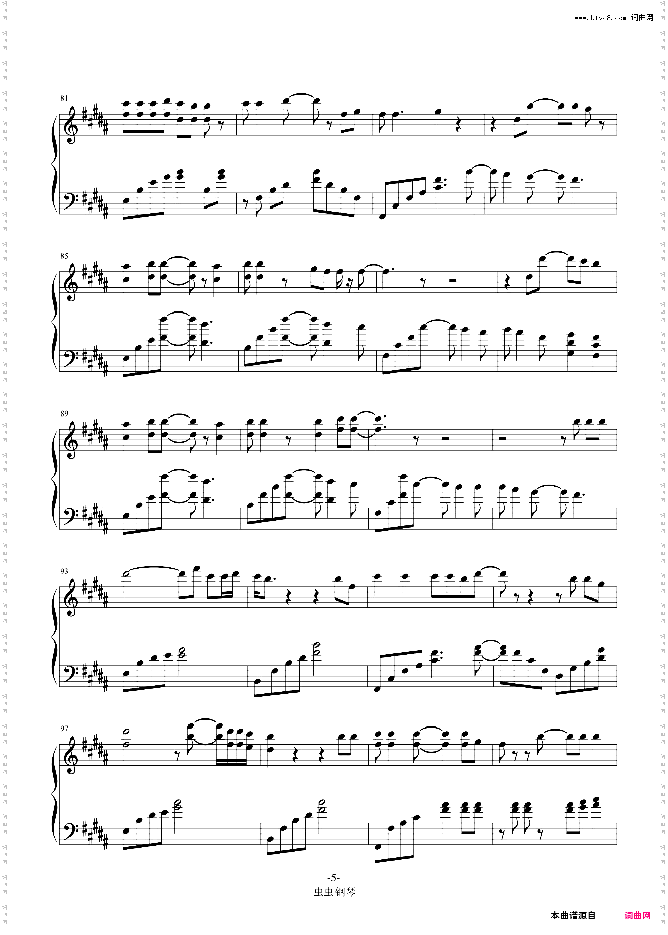 Play It Again-五线谱-简谱-钢琴谱-Luke Bryan