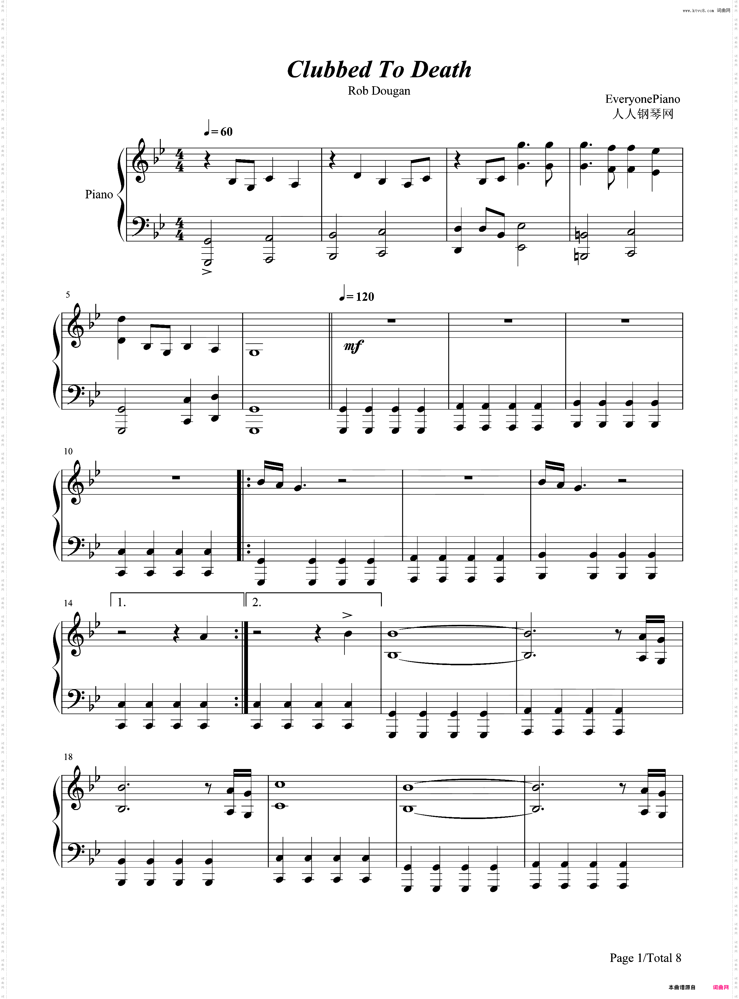 Clubbed to Death-黑客帝国OST