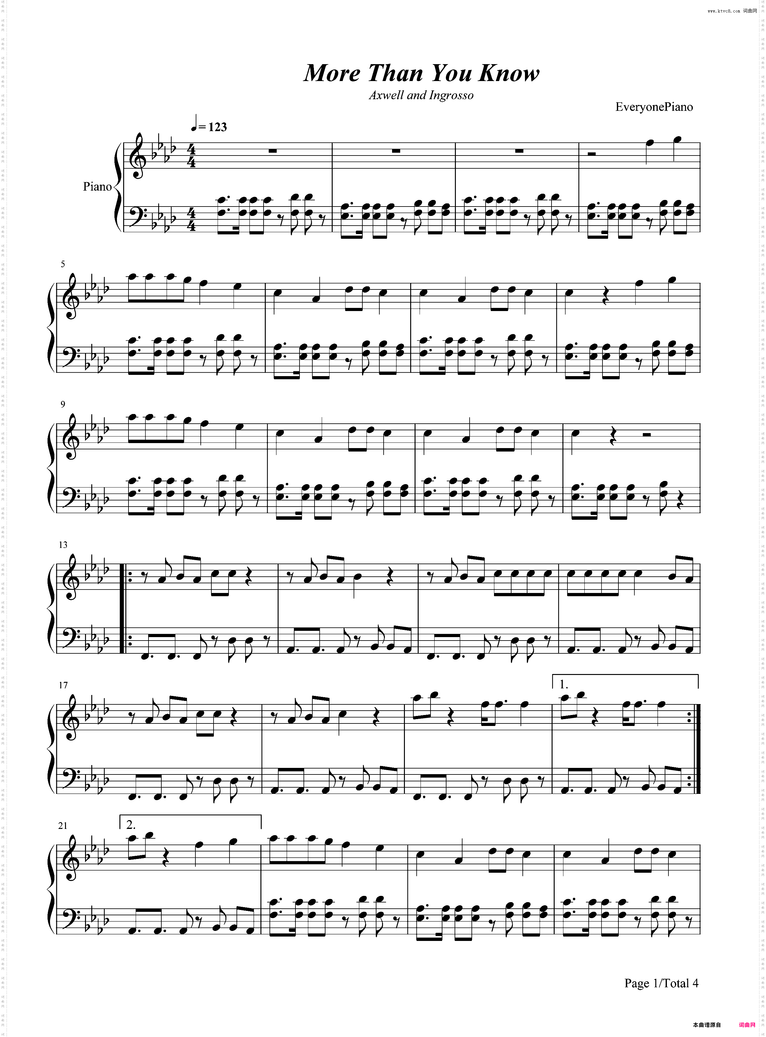 More Than You Know-Axwell and Ingrosso