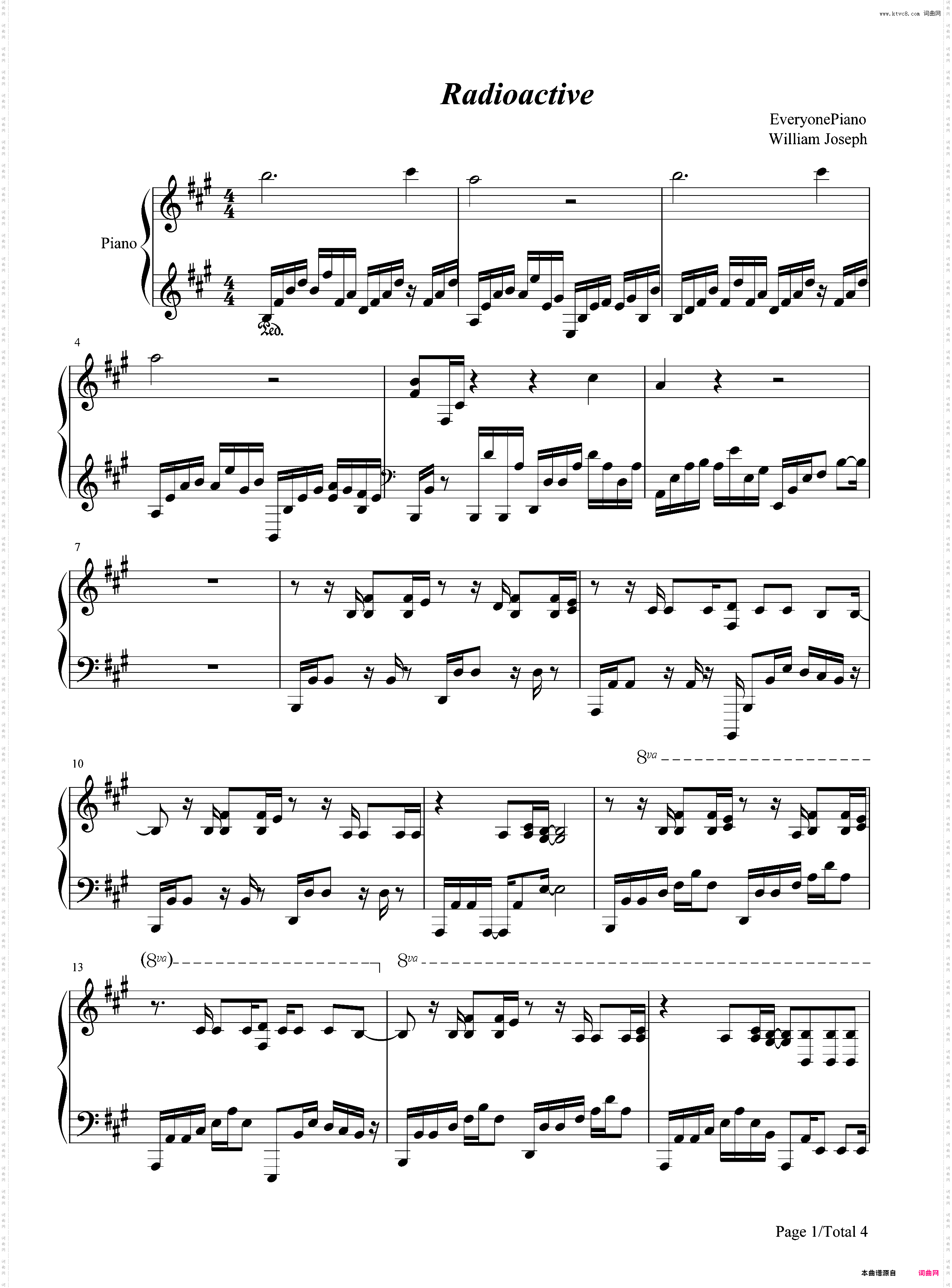 Radioactive-William Joseph