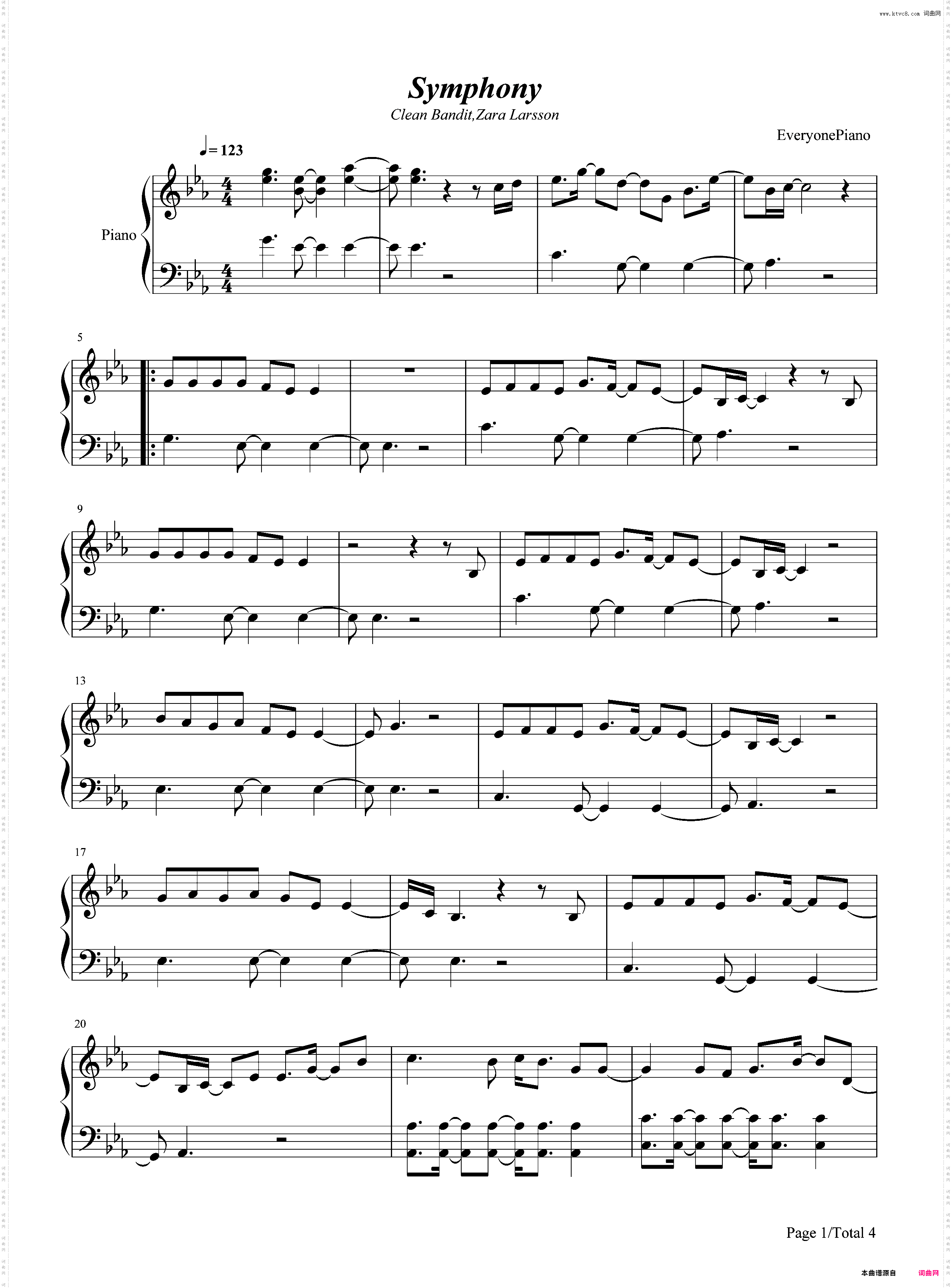 Symphony-Clean Bandit,Zara Larsson