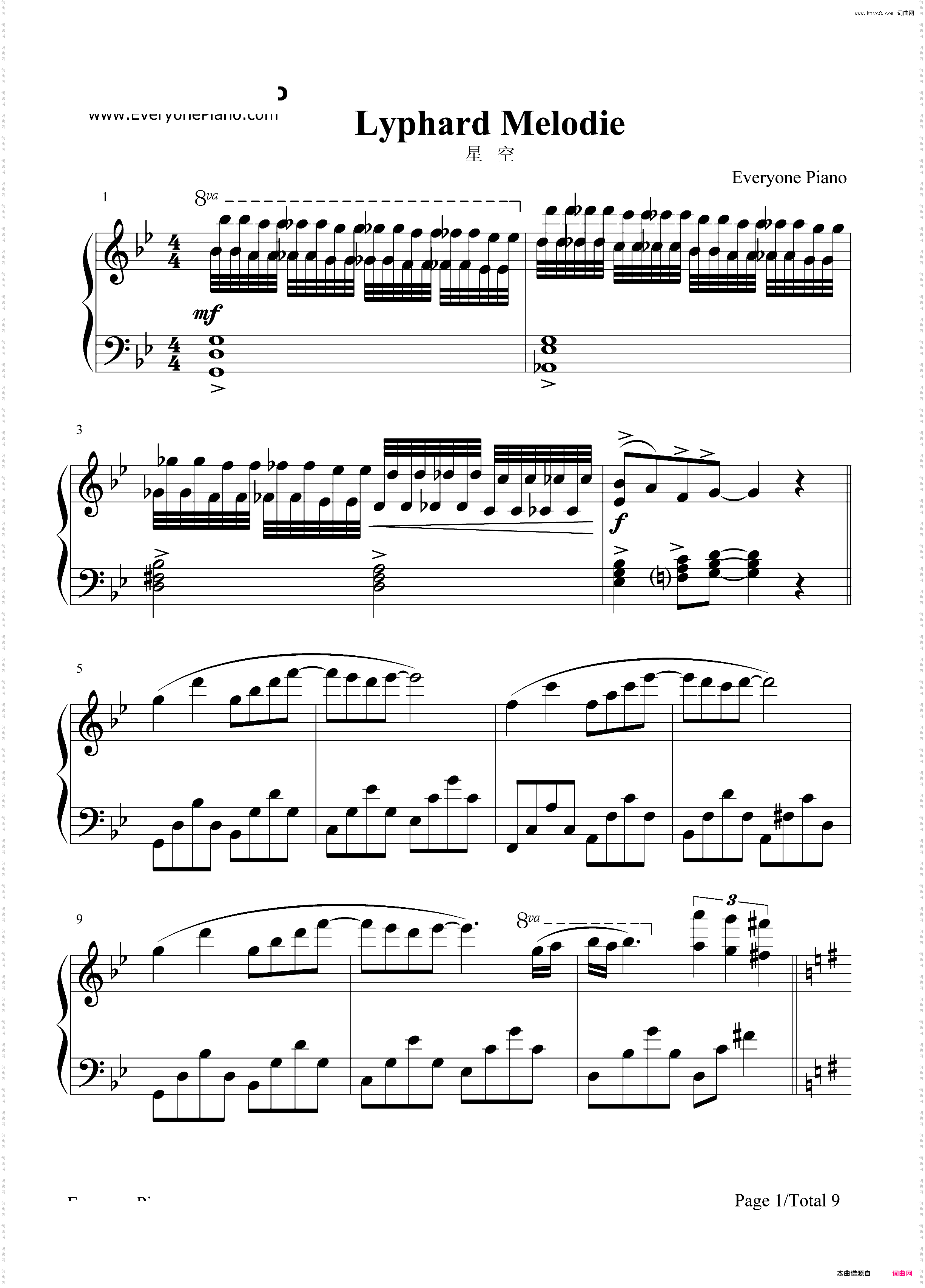 星空-完整版-Lyphard Melodie