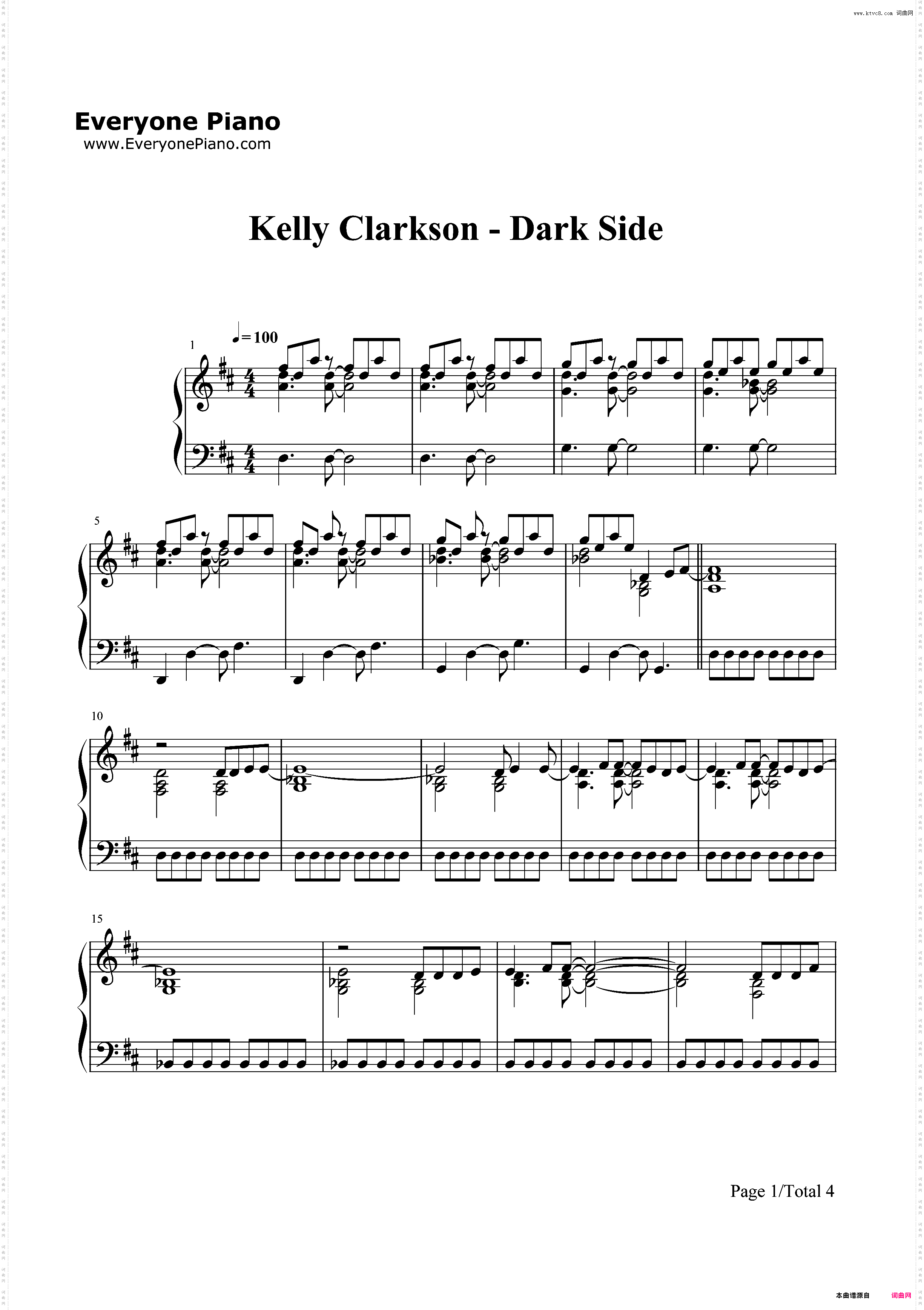 Dark Side-Kelly Clarkson